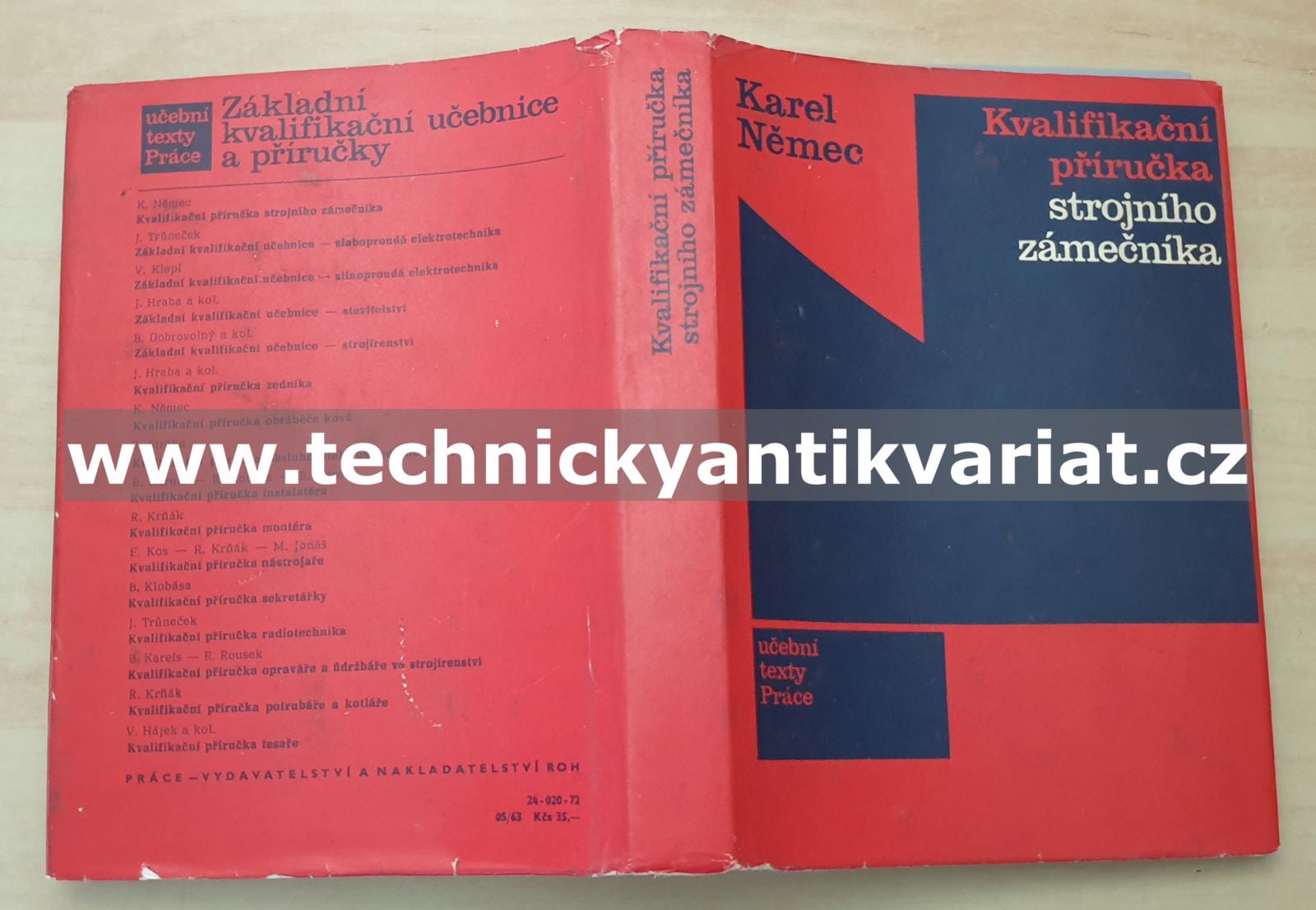 Kvalifikační příručka strojního zámečníka - Karel Němec (1972)