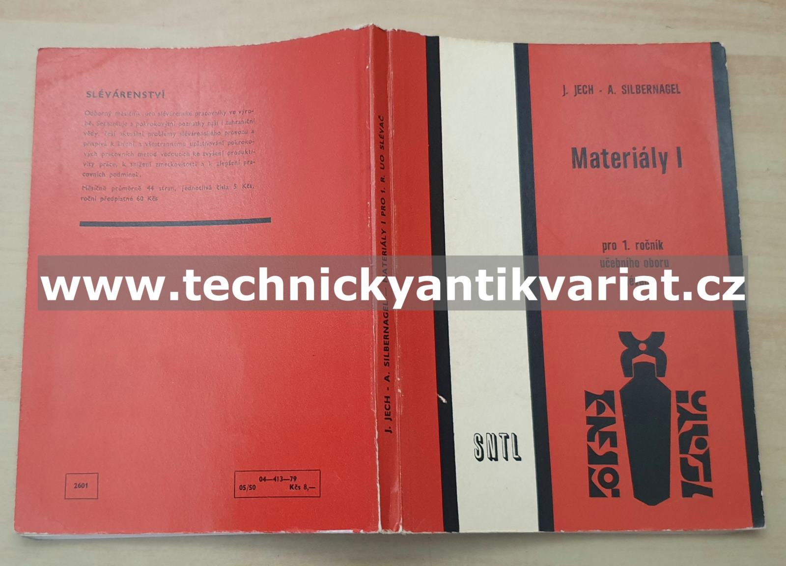 Materiály I. pro 1.roční oboru slévač - Jech, Silbernagel (1979)