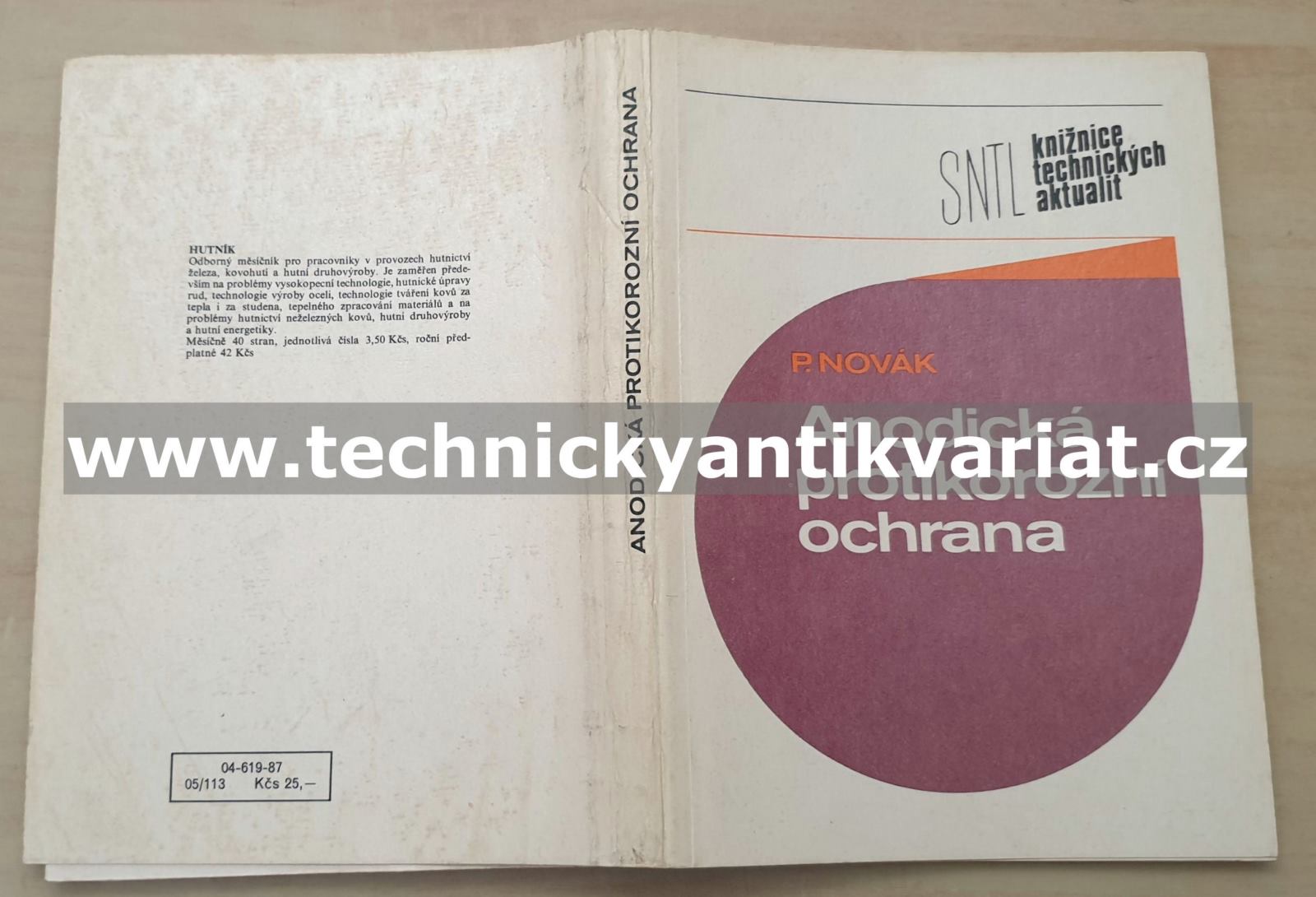 Anodická protikorozní ochrana - Pavel Novák (1987)