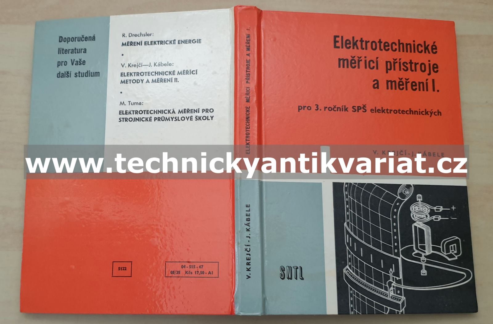 Elektrotechnické měřící přístroje a měření I. - Krejčí, Kábele (1967)