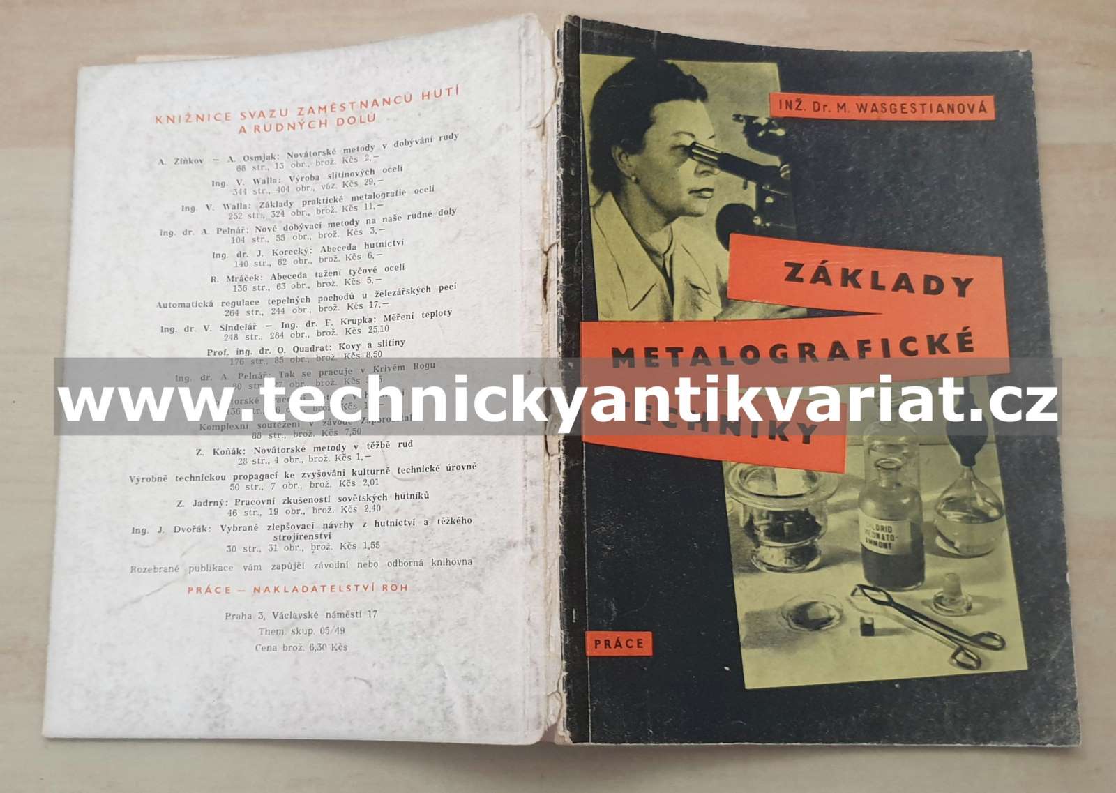 Základy metalografické techniky - M. Wasgestianová (1958)