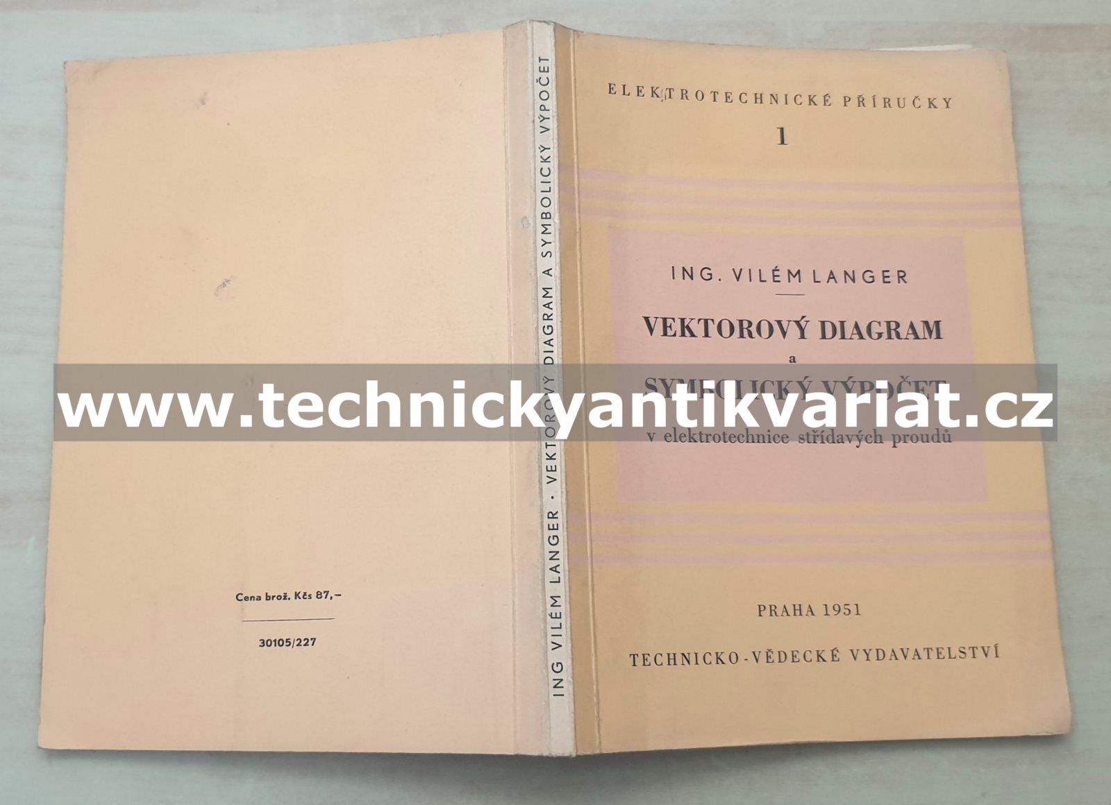 Vektorový diagram a symbolický výpočet v elektrotechnice střídavých proudů (1951)