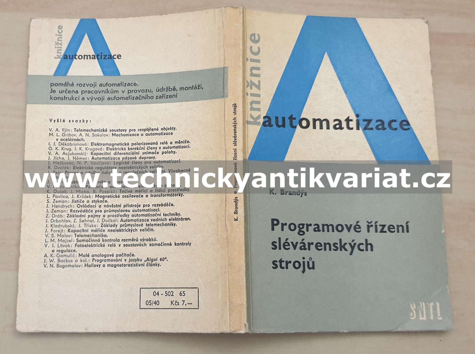 Programové řízení slévárenských strojů - Květoslav Brandýs (1965)