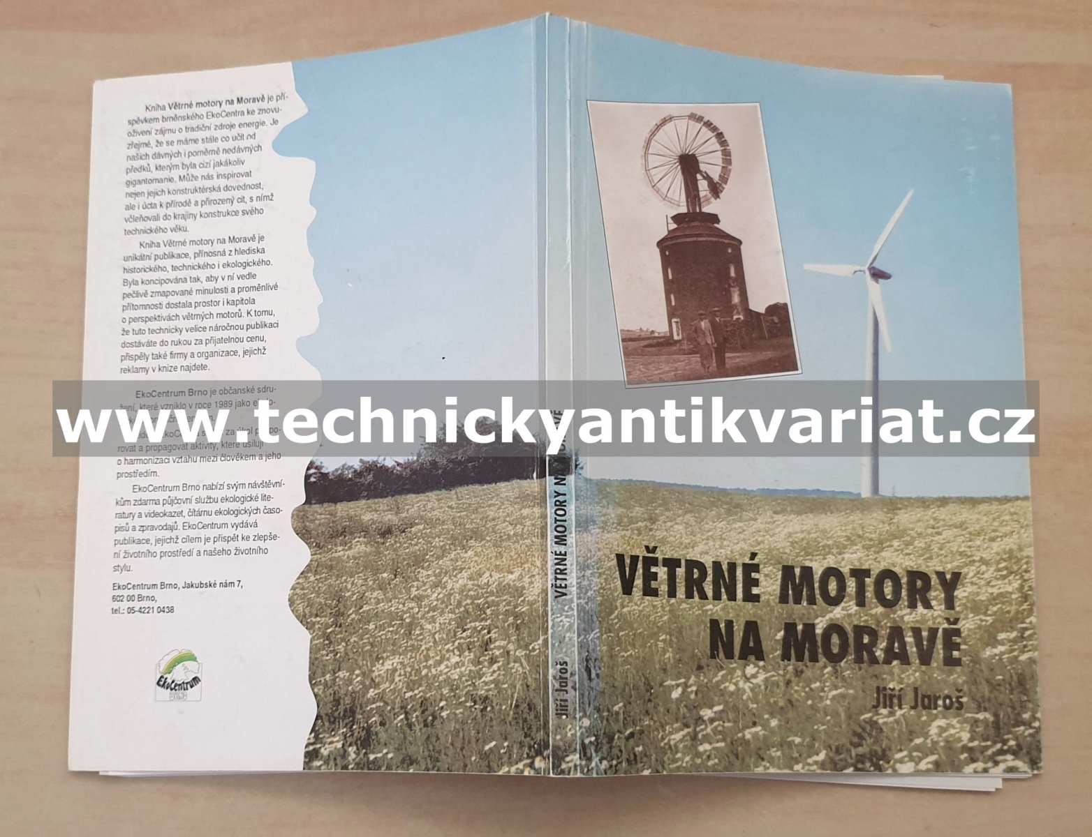 Větrné motory na Moravě 1883-1993 - Jiří Jaroš (1993)