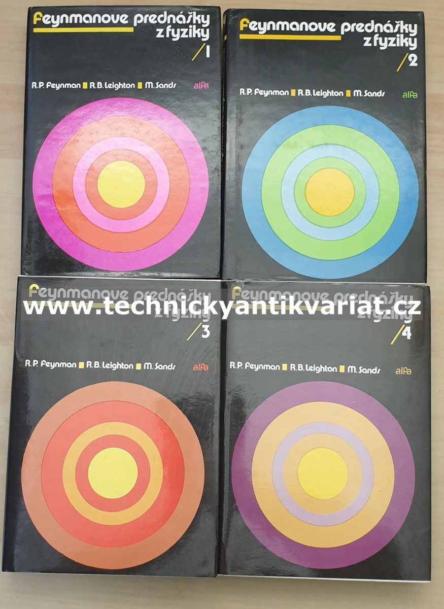 Feynmanové prednášky z fyziky 1,2,3,4 - Feynman, Leighton, Sands (1986, 1985, 1988,1989)