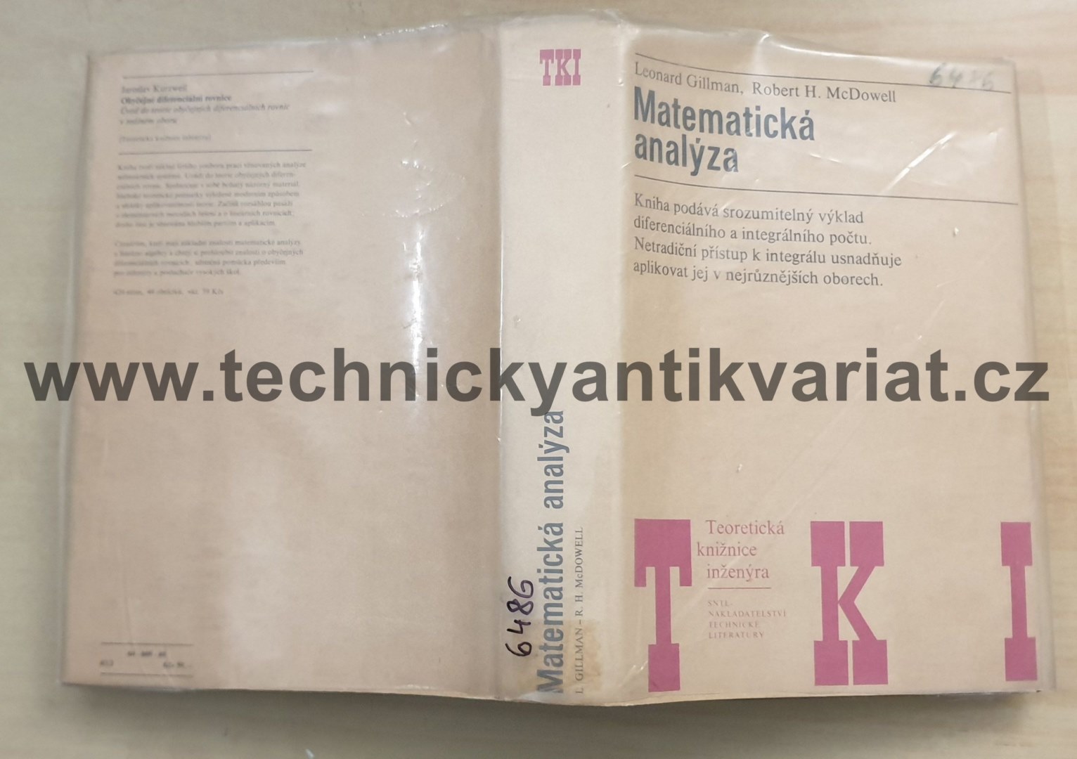 Matematická analýza - Gillma, McDowell (1983)