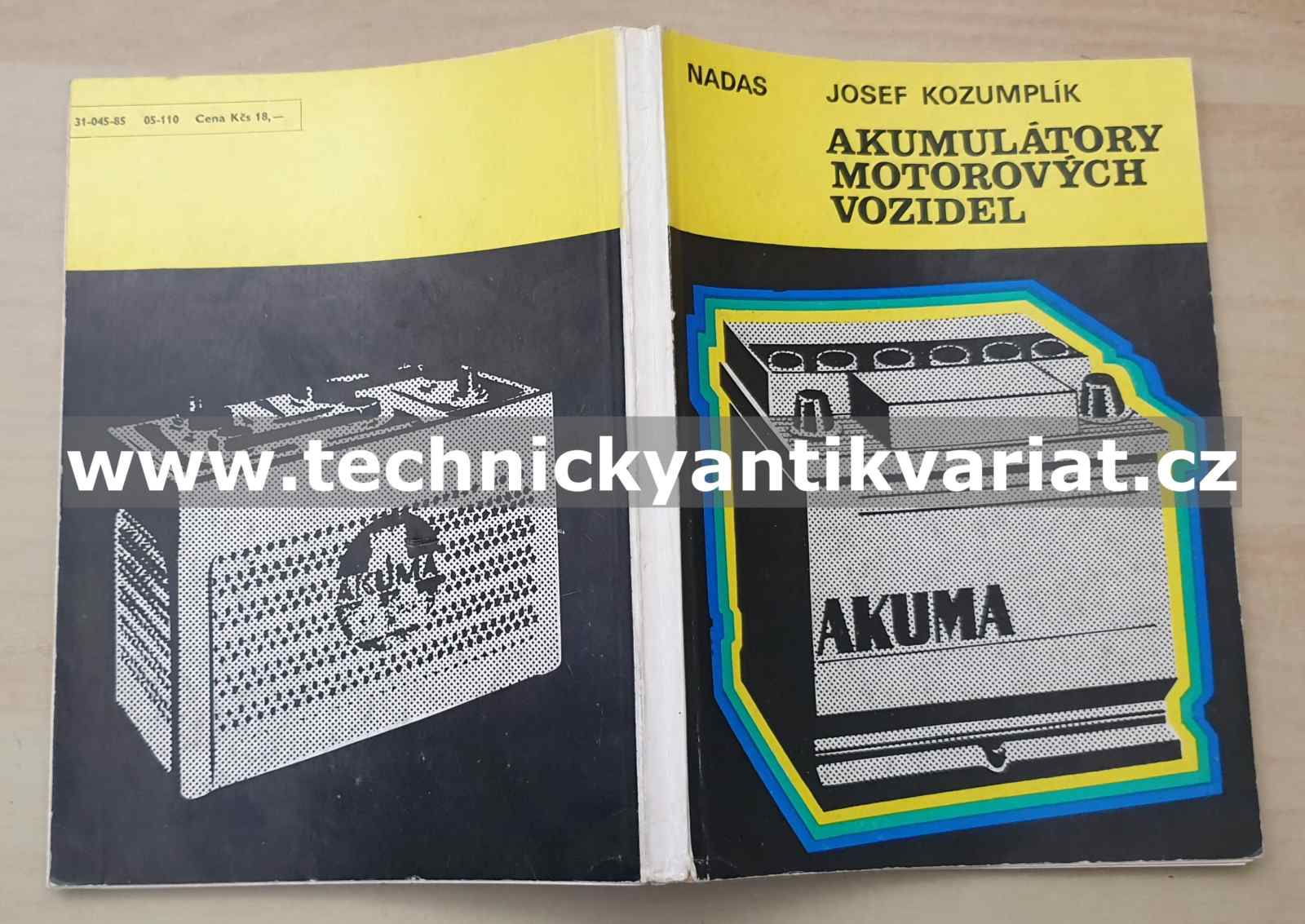Akumulátory motorových vozidel - Josef Kozumplík (1985)
