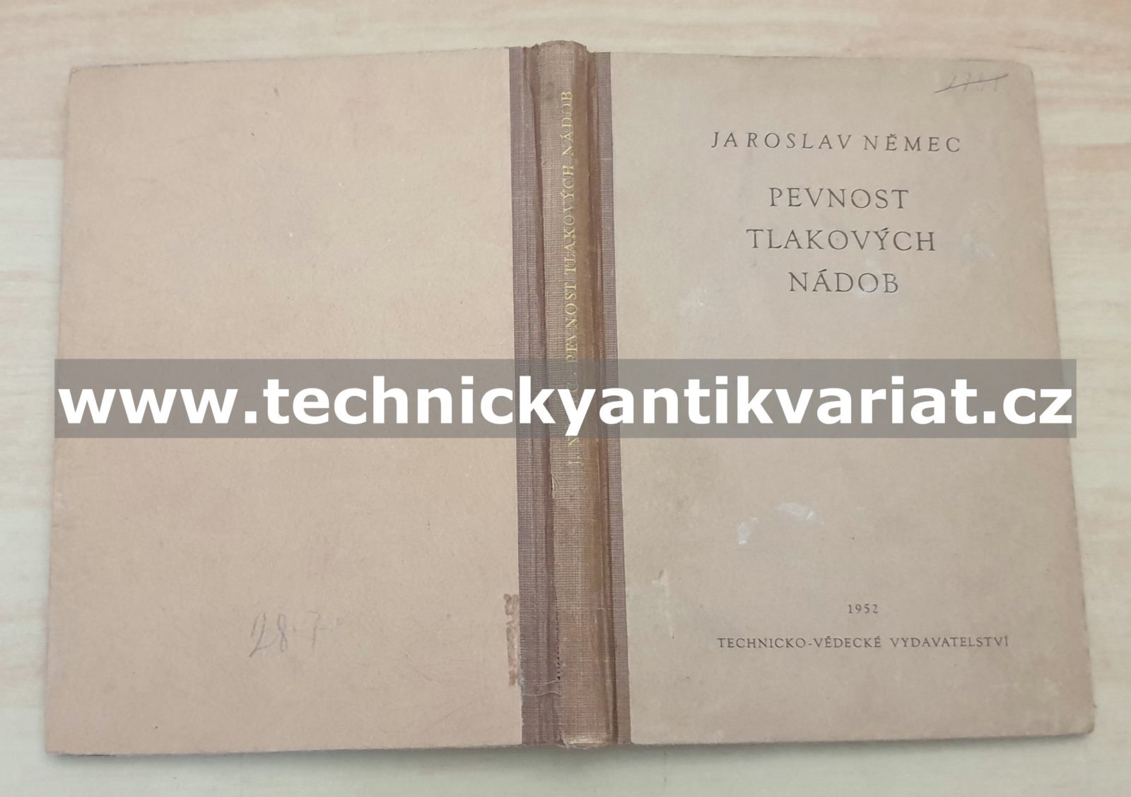 Pevnost tlakových nádob - Jaroslav Němec (1952)