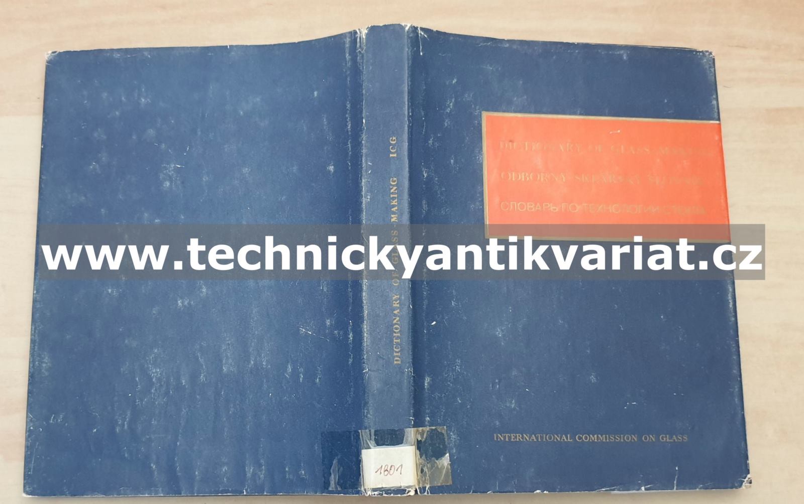 Odborný sklářský slovník, česko-anglicko-ruský