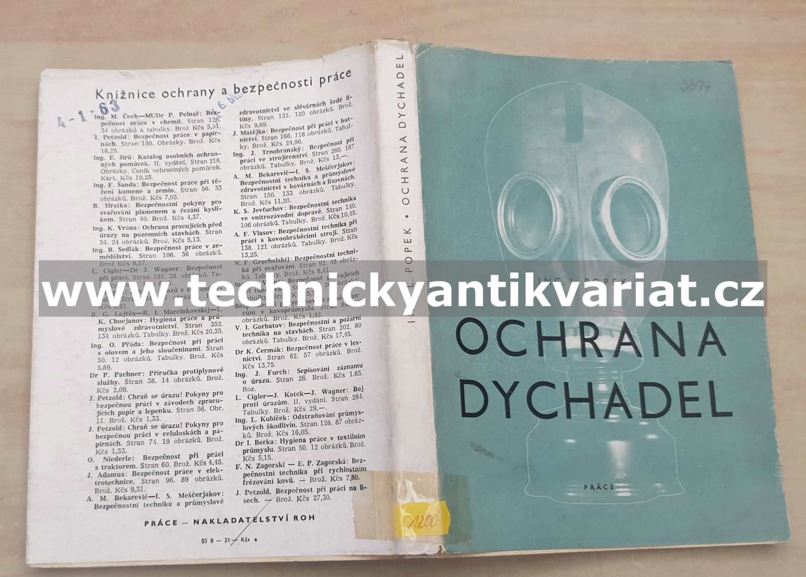 Ochrana dýchadel - Ladislav Popek (1956)