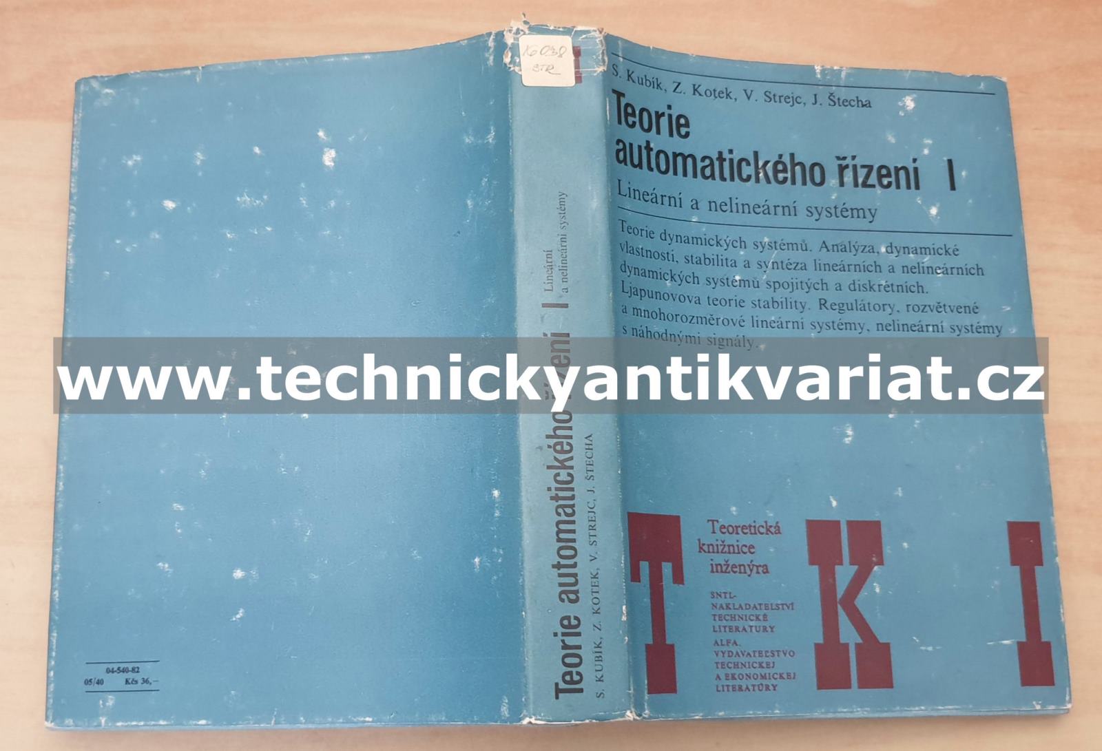Teorie automatického řízení I - Lineární a nelineární systémy (1982)