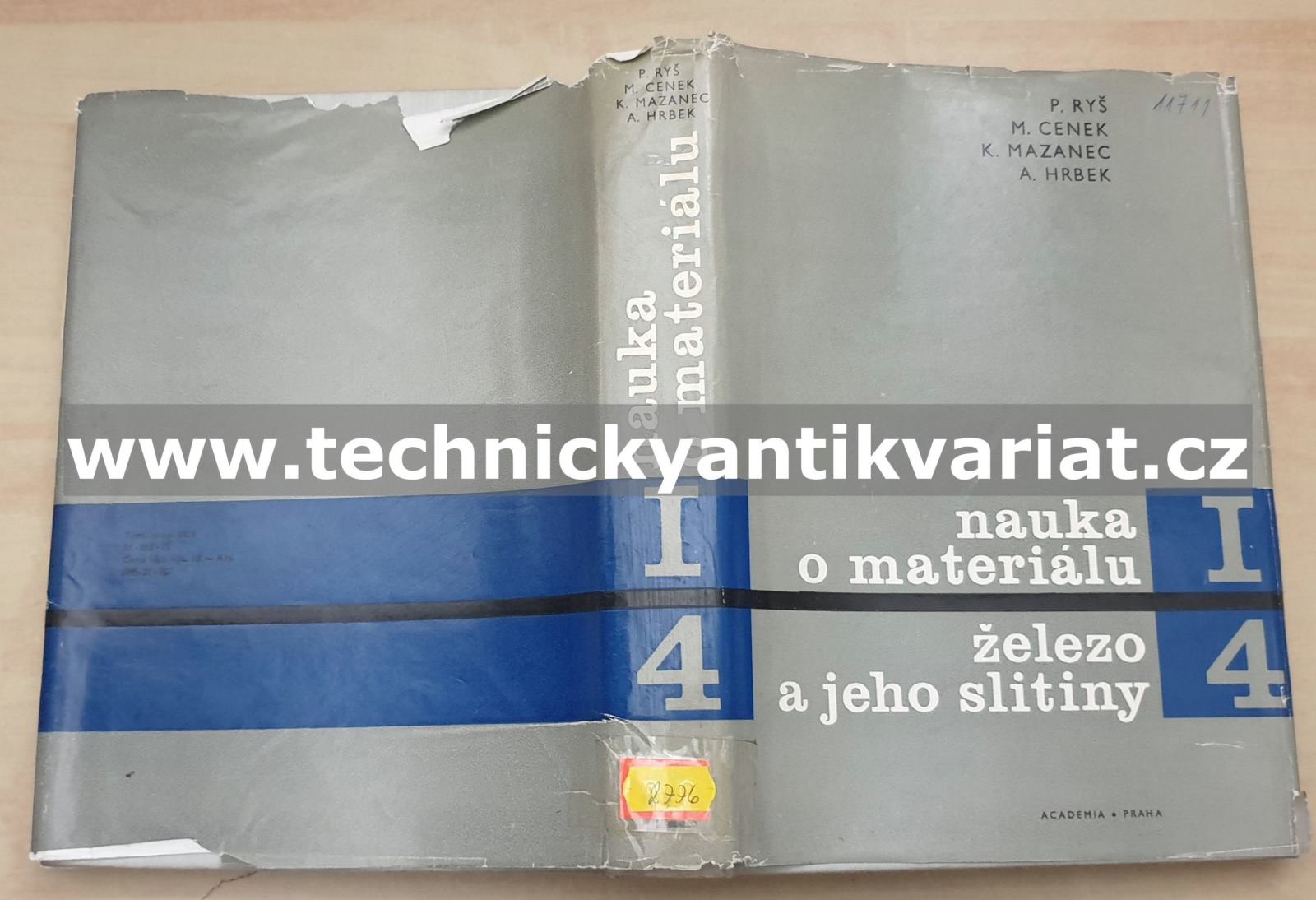 Nauka o materiálu I. Železo a jeho slitiny 2 - Ryš, Cenek, Mazanec, Hrbek (1975)