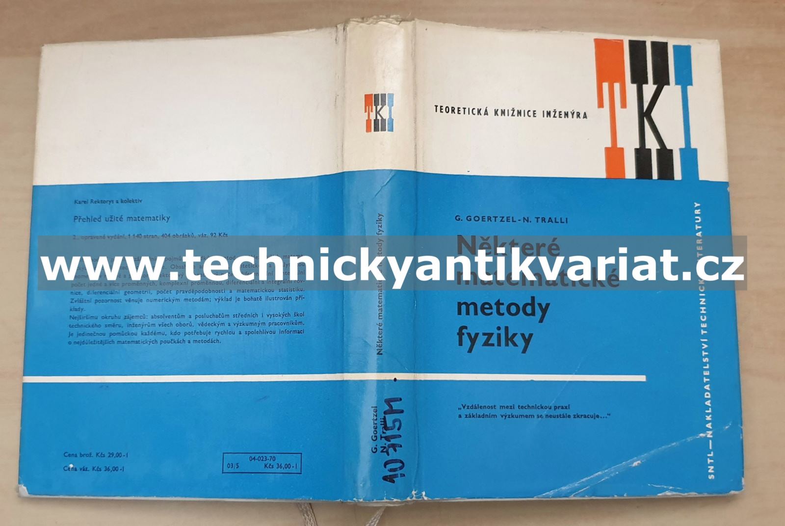 Některé matematické metody fyziky - Goertzel, Tralli (1970)