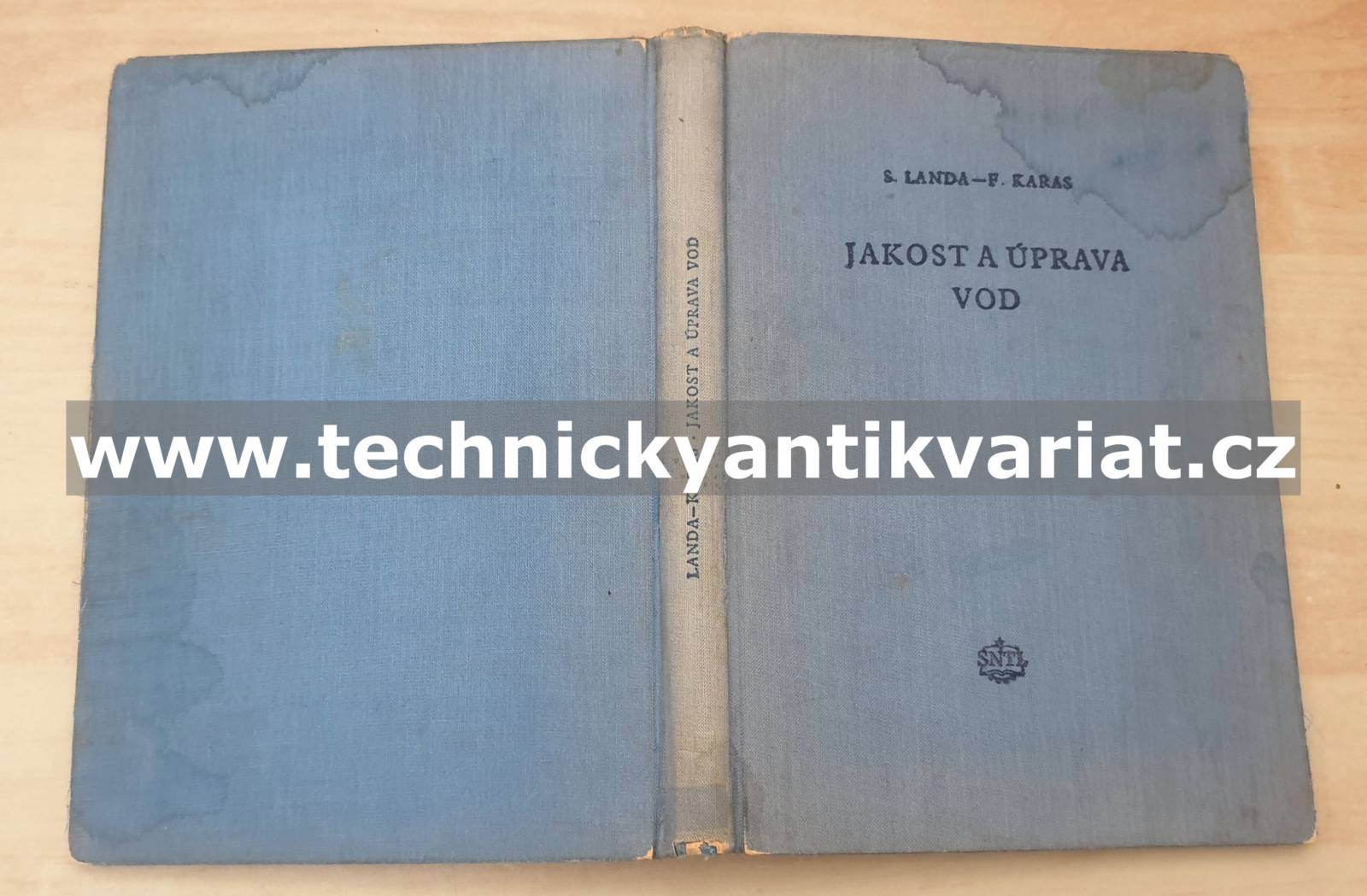 Jakost a úprava vod - Landa, Karas (1955)