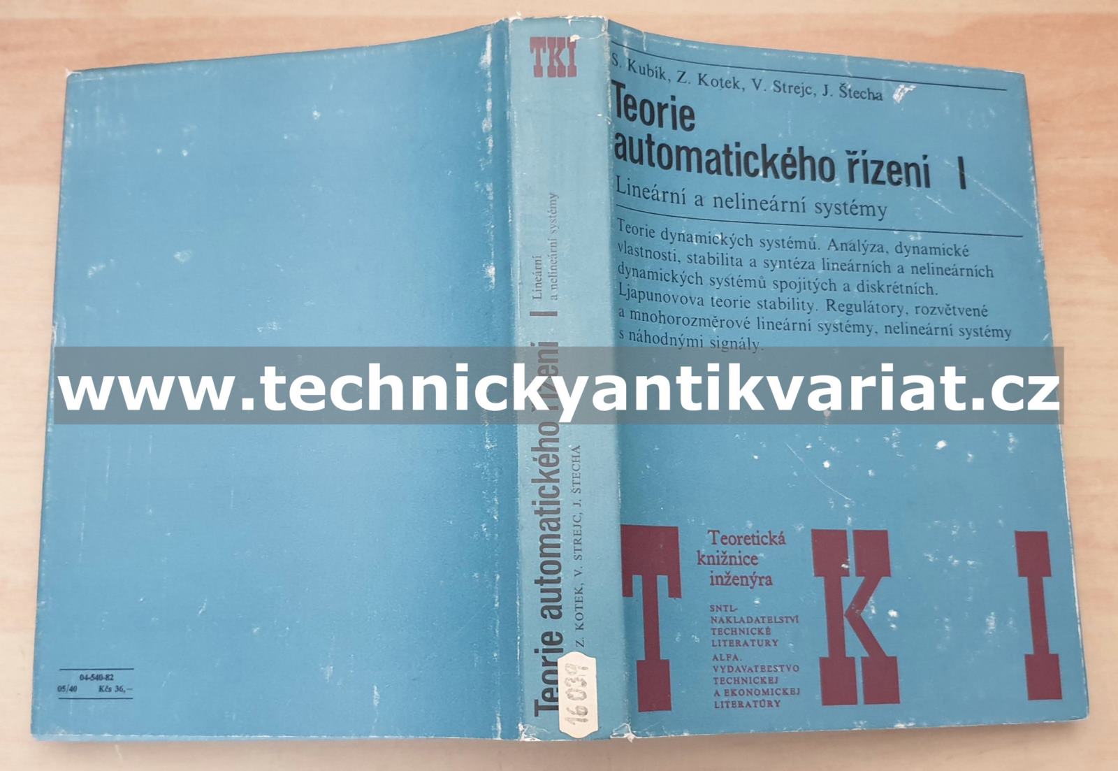 Teorie automatického řízení I - Lineární a nelineární systémy (1982)