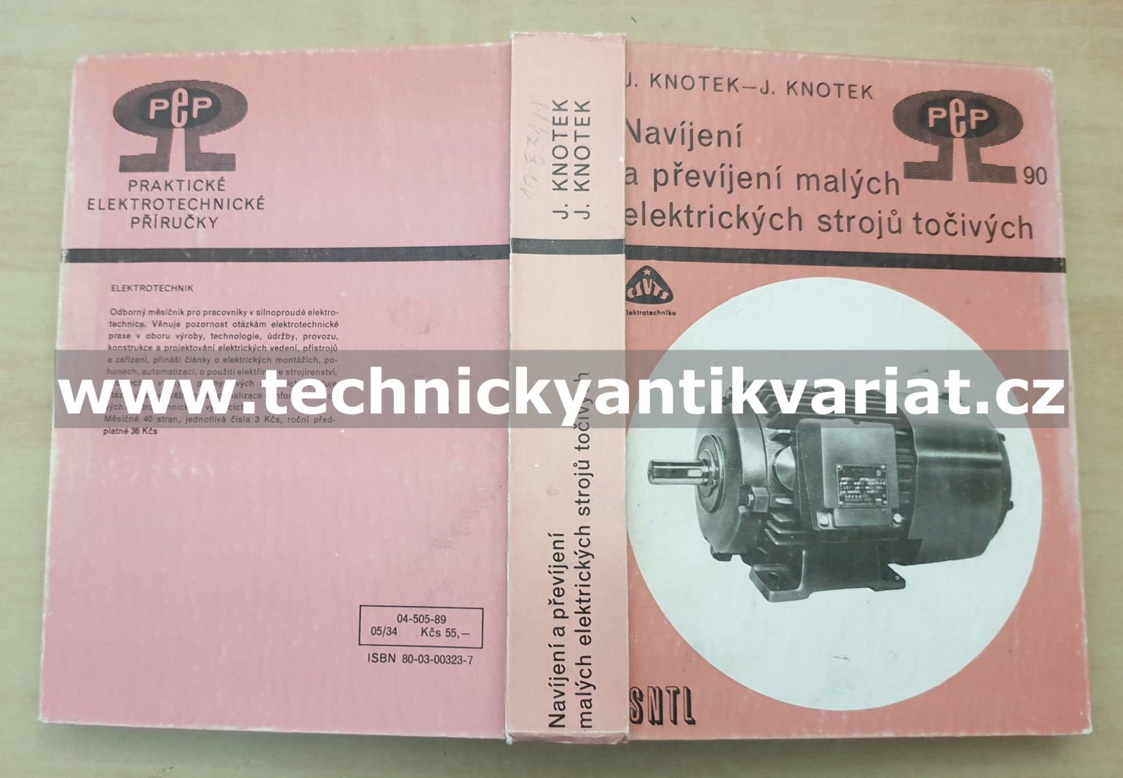 Navíjení a převíjení malých elektrických strojů točivých - Knotek (1990)