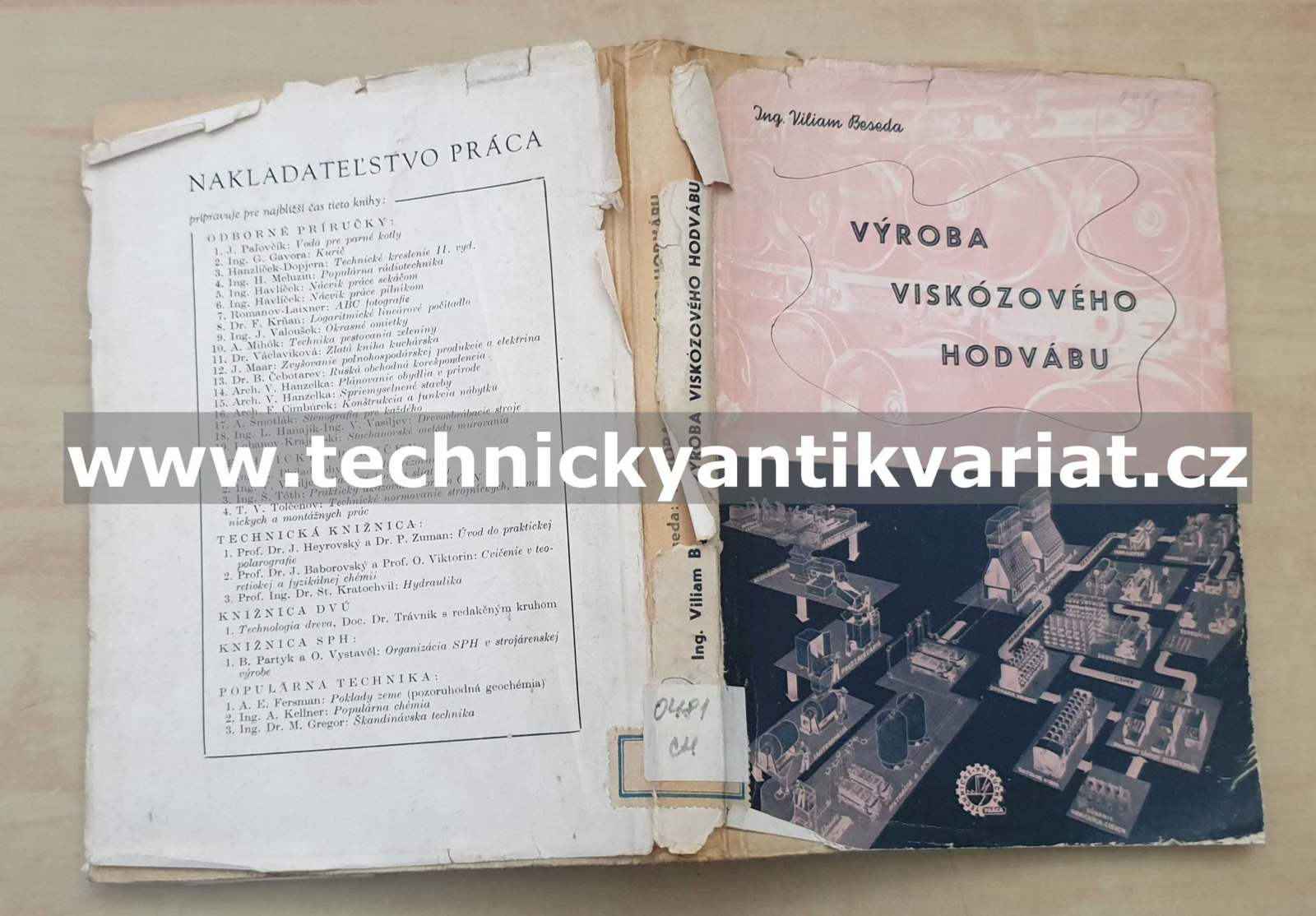 Výroba viskozového hodvábu - Wilial Beseda (1950)