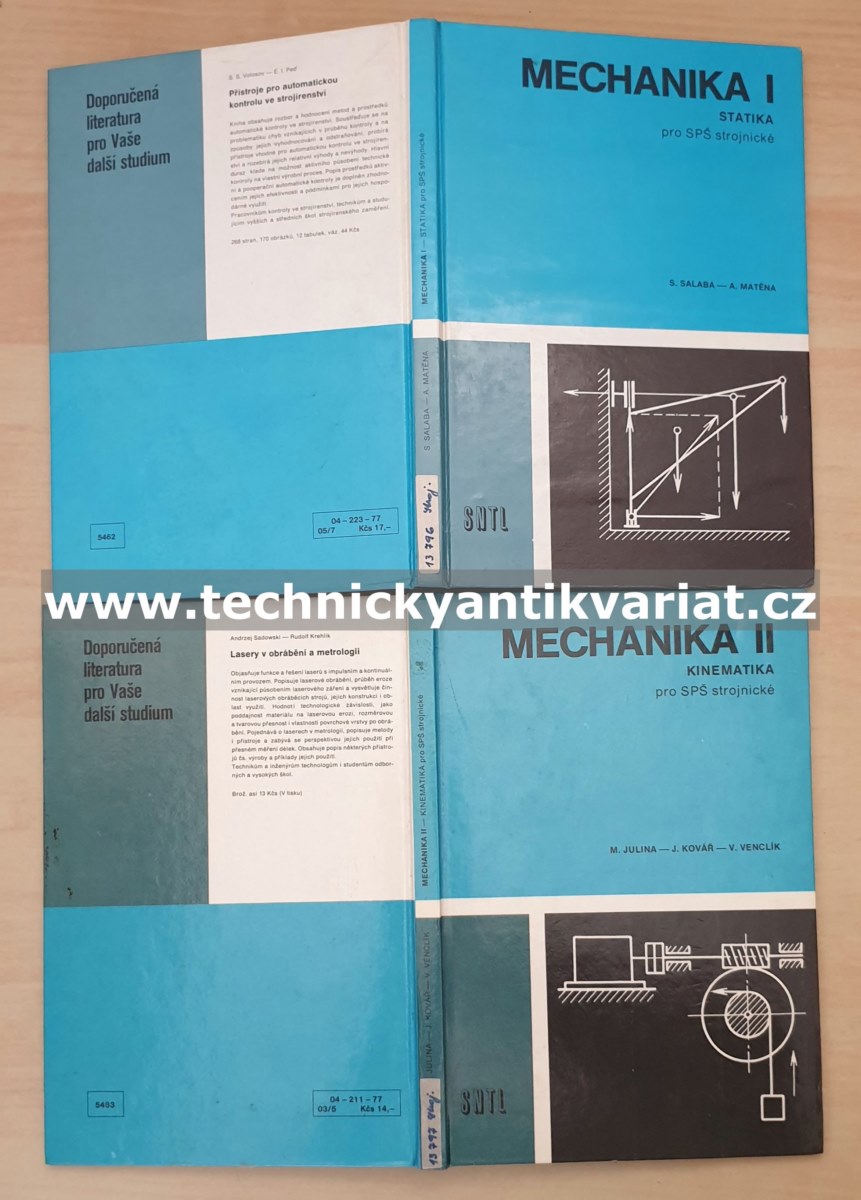 Mechanika I.,II, Kinematika, Statika (1977)