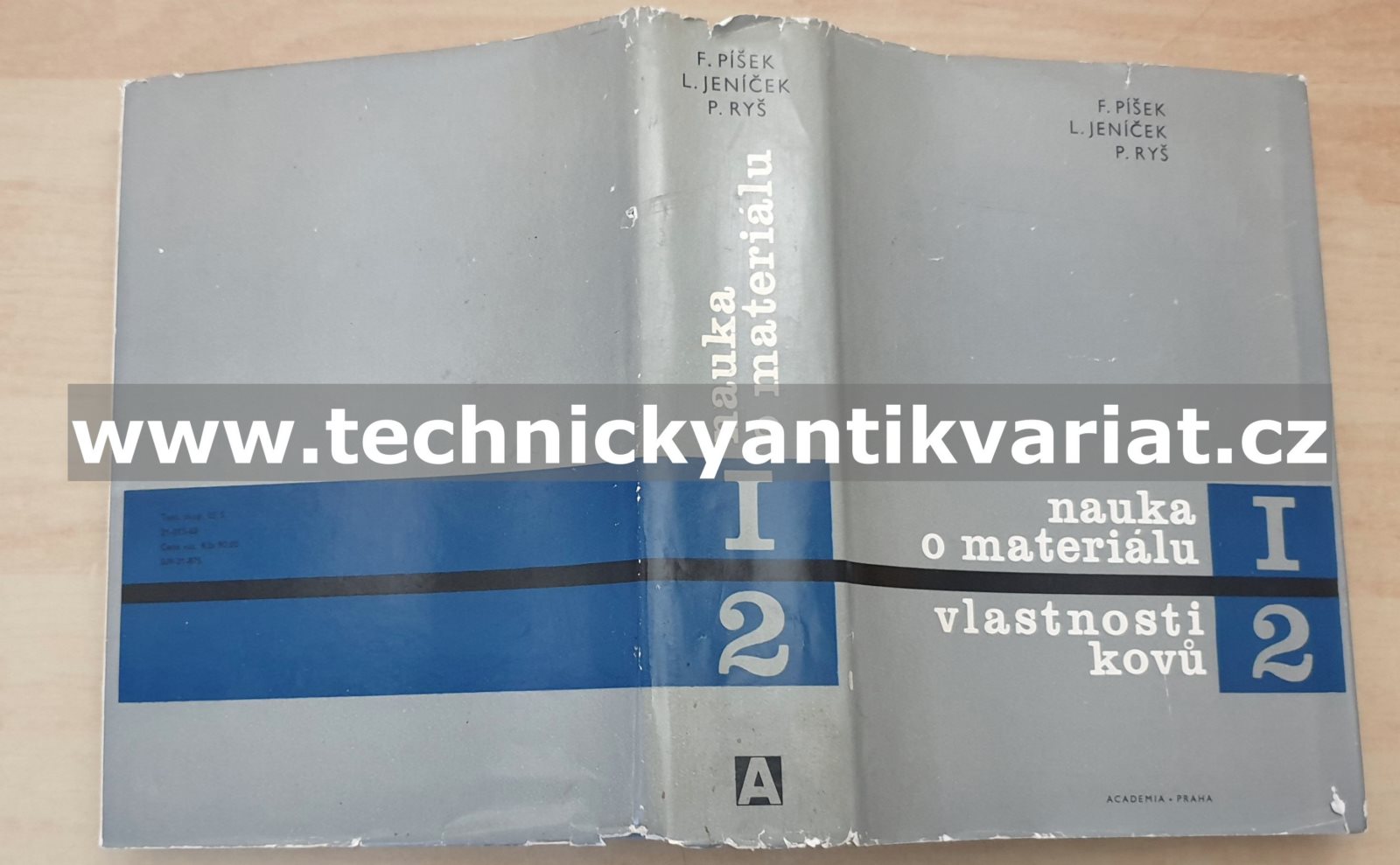 Nauka o materiálu I. Vlastnosti kovů 2 - Píšek, Jeníček, Ryš, Cenek (1968)