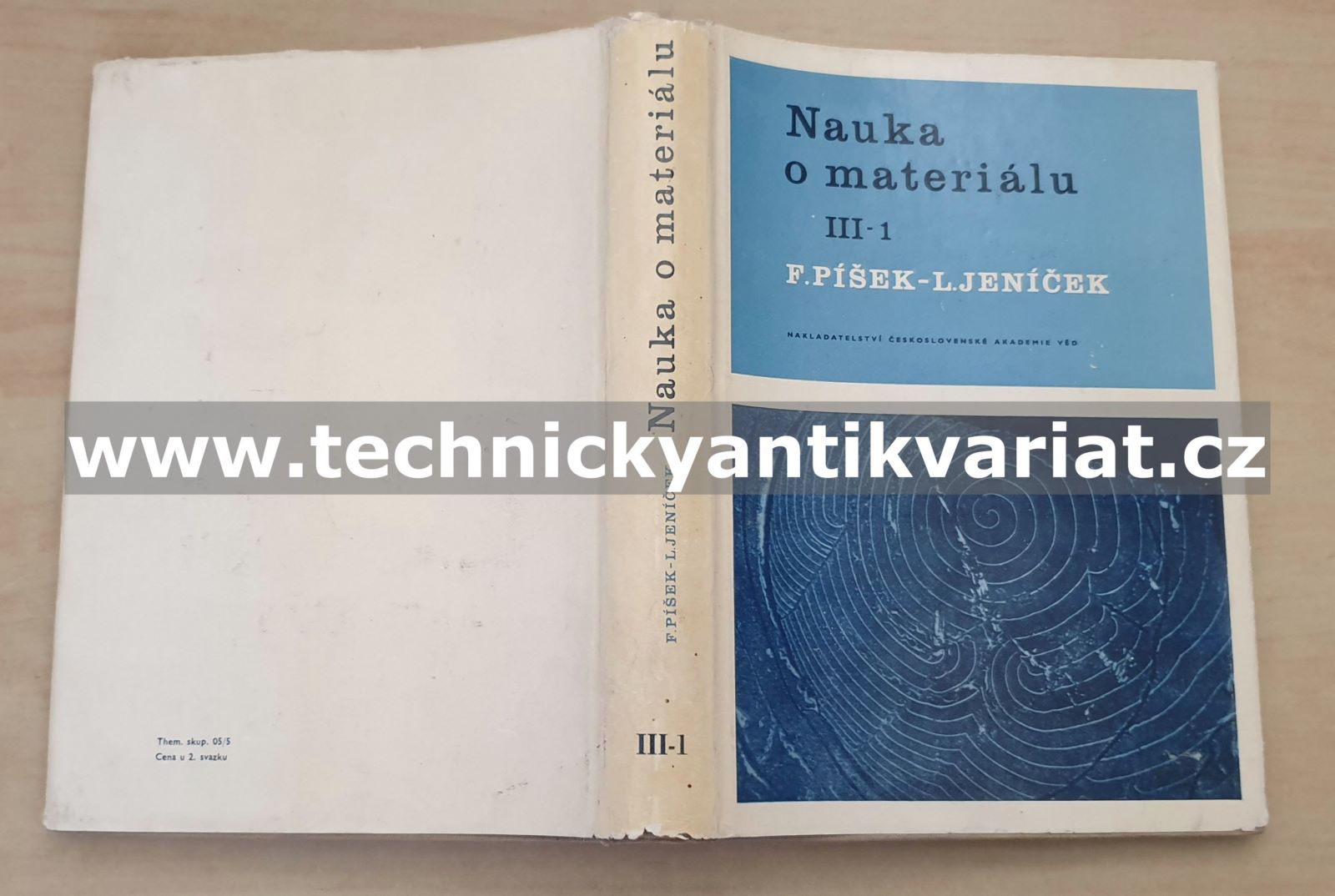Nauka o materiálu III. svazek 1 - Píšek, Jeníček (1962)