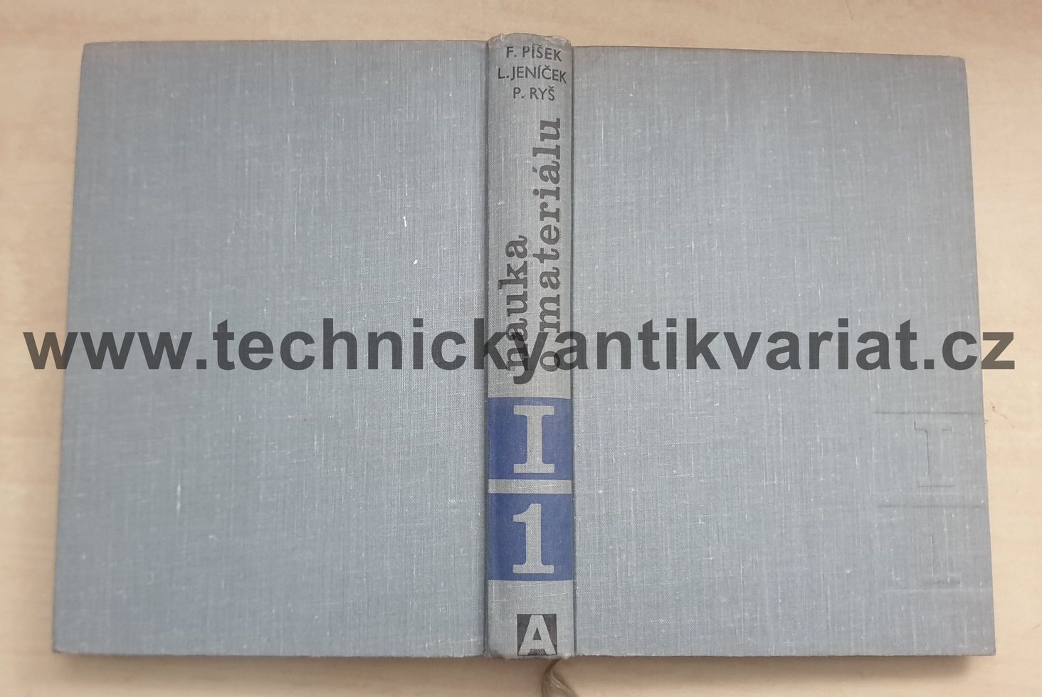 Nauka o materiálu I. svazek 1 - obecná nauka o kovech - Jeníček, Ryš, Cenek, Hrbek (1966)