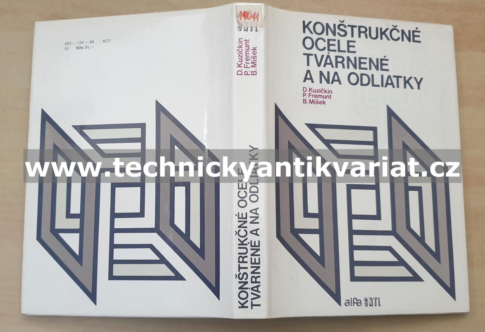 Konštrukčné ocele tvárnené a na odlitky - Kuzičkin, Fremunt, Mišek (1988)