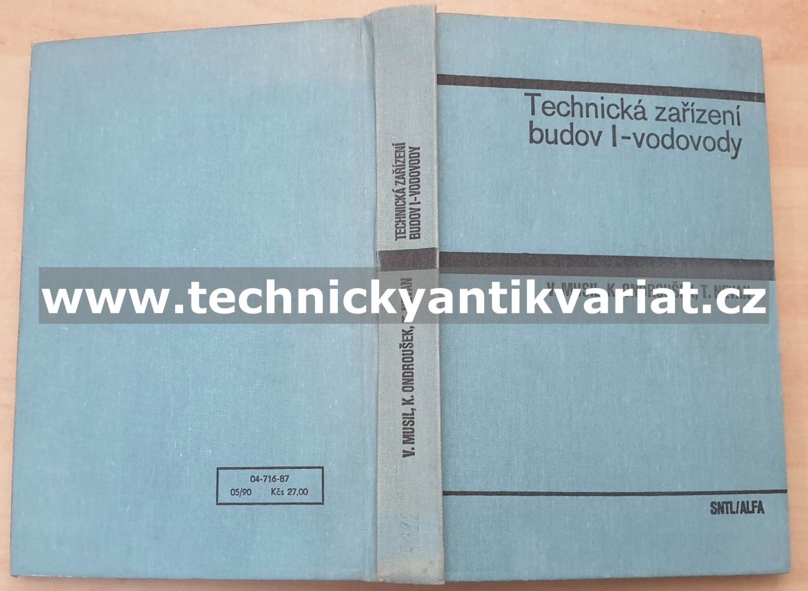 Technická zařízení budou I. Vodovody - Musil, Ondroušek, Nevan (1987)