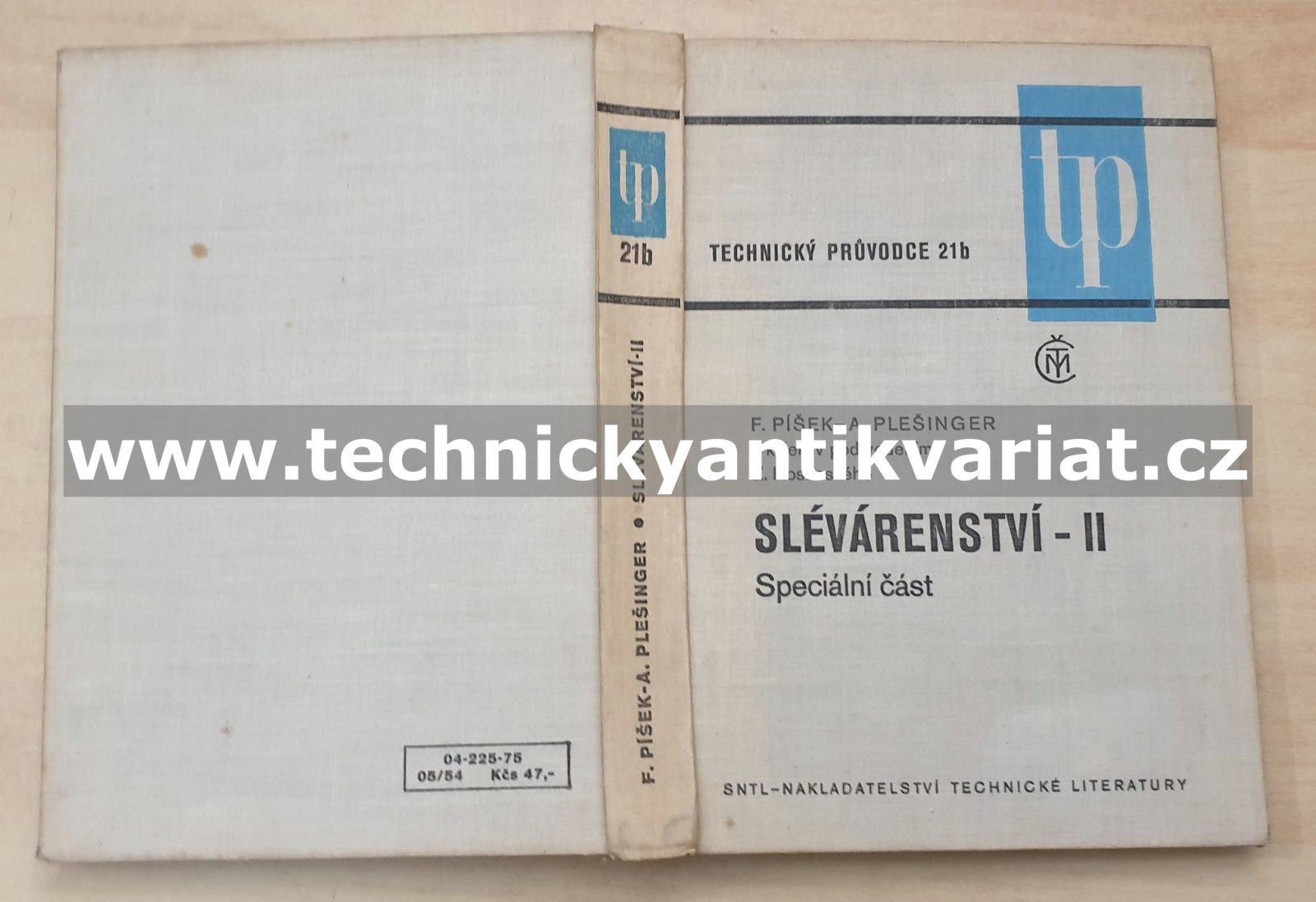 Slévárenství II. Speciální část - Plíšek, Plešinger (1975)