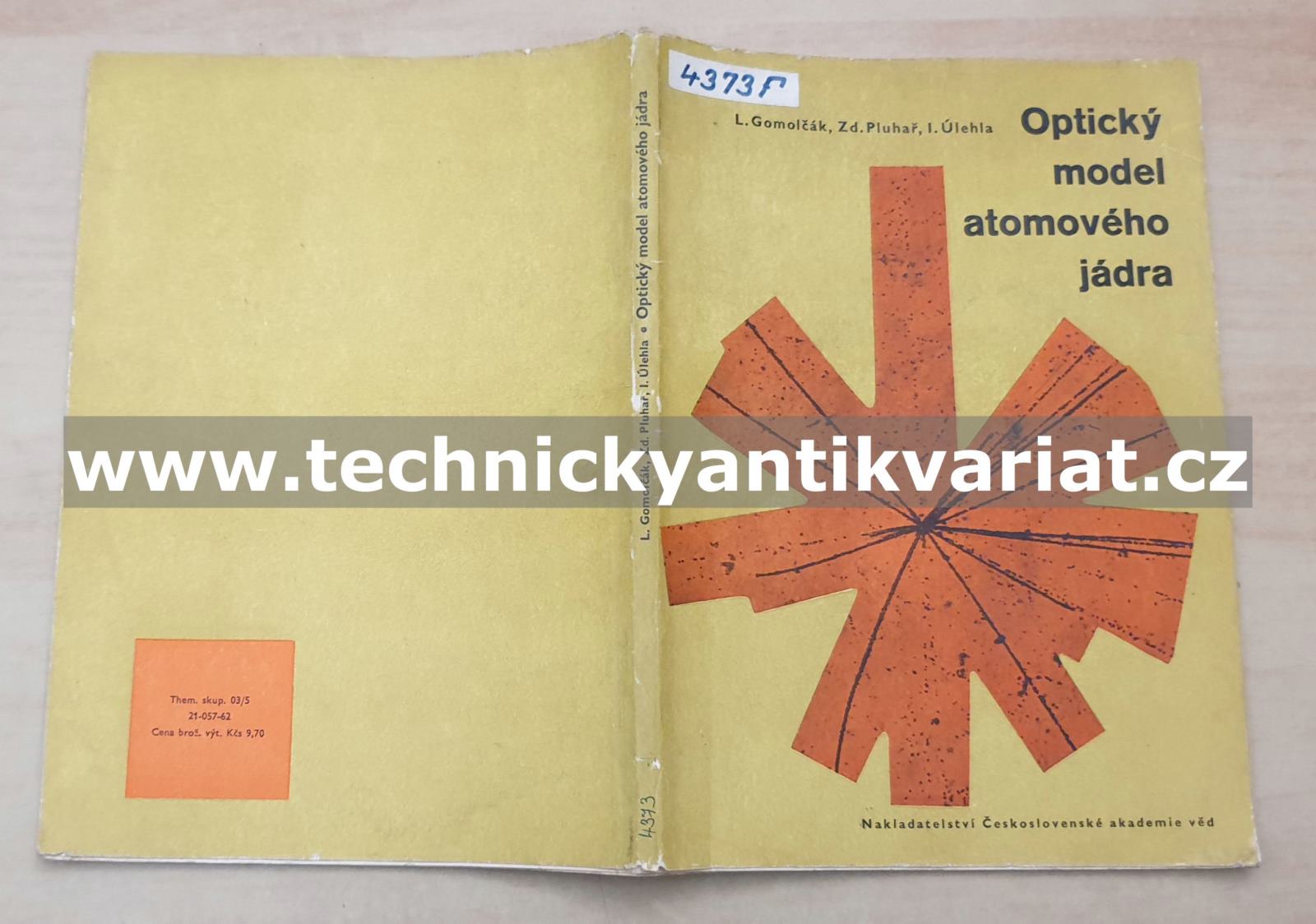 Optický model atomového jádra - Gomolčák, Pluhař, Úleha (1962)