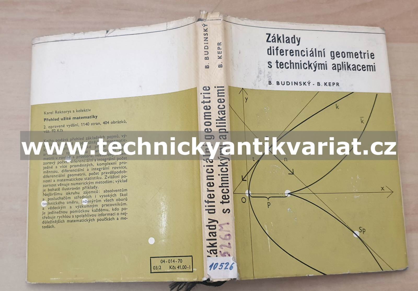 Základy diferenciální geometrie s technickými aplikacemi - Budínský, Kepr (1970)
