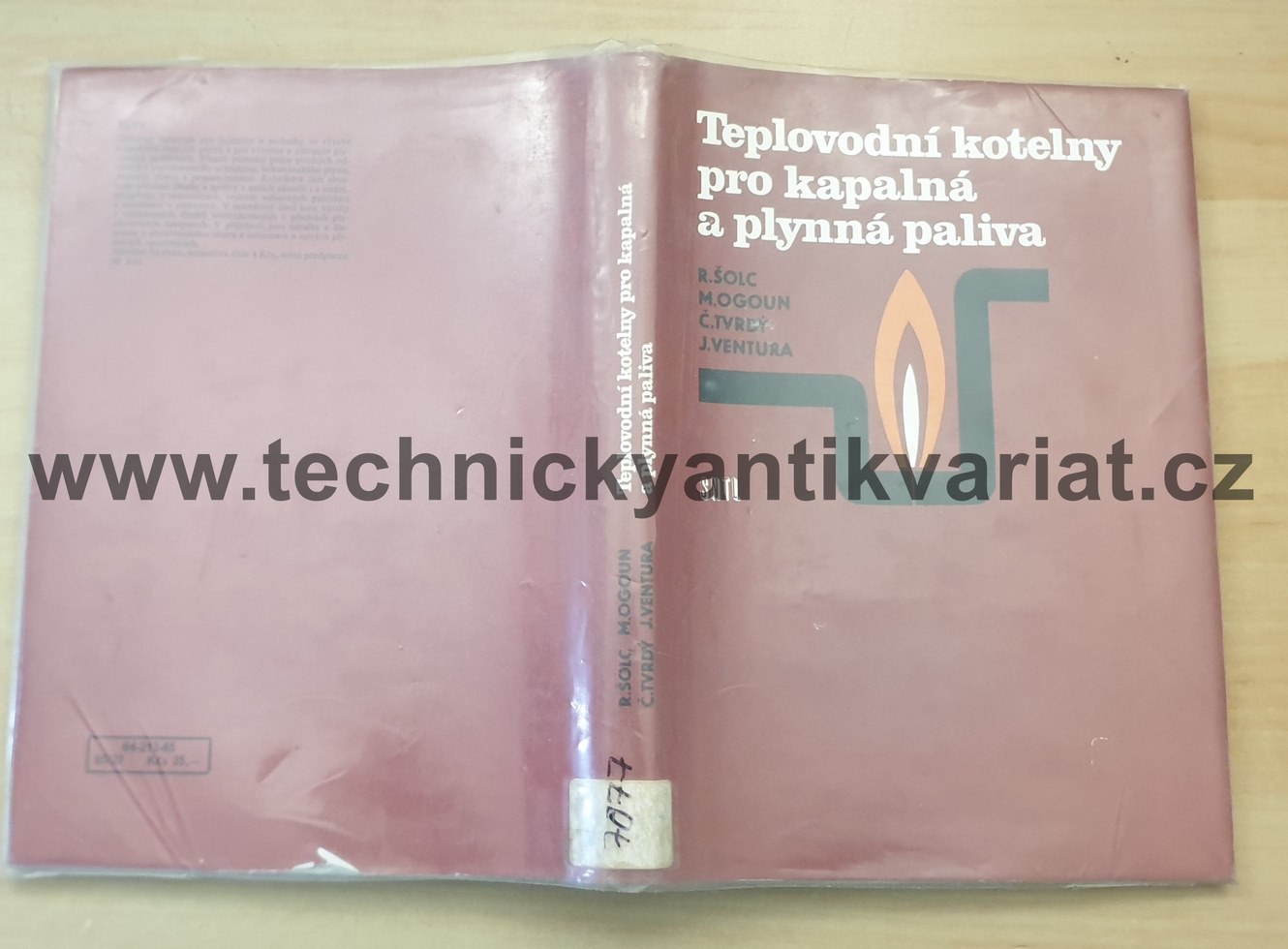 Teplovodní kotelny pro kapalná a plynná paliva - Šolc, Ogoun, Tvrdý, Ventura (1985)