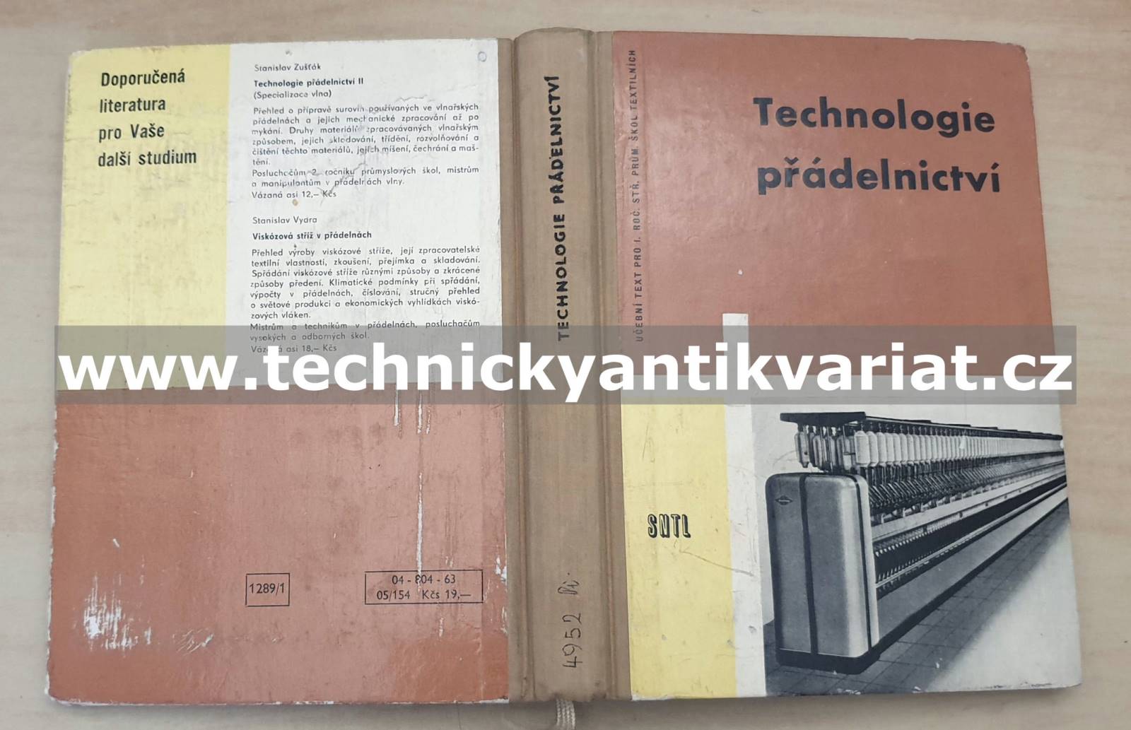 Technologie přádelnictví (1963)