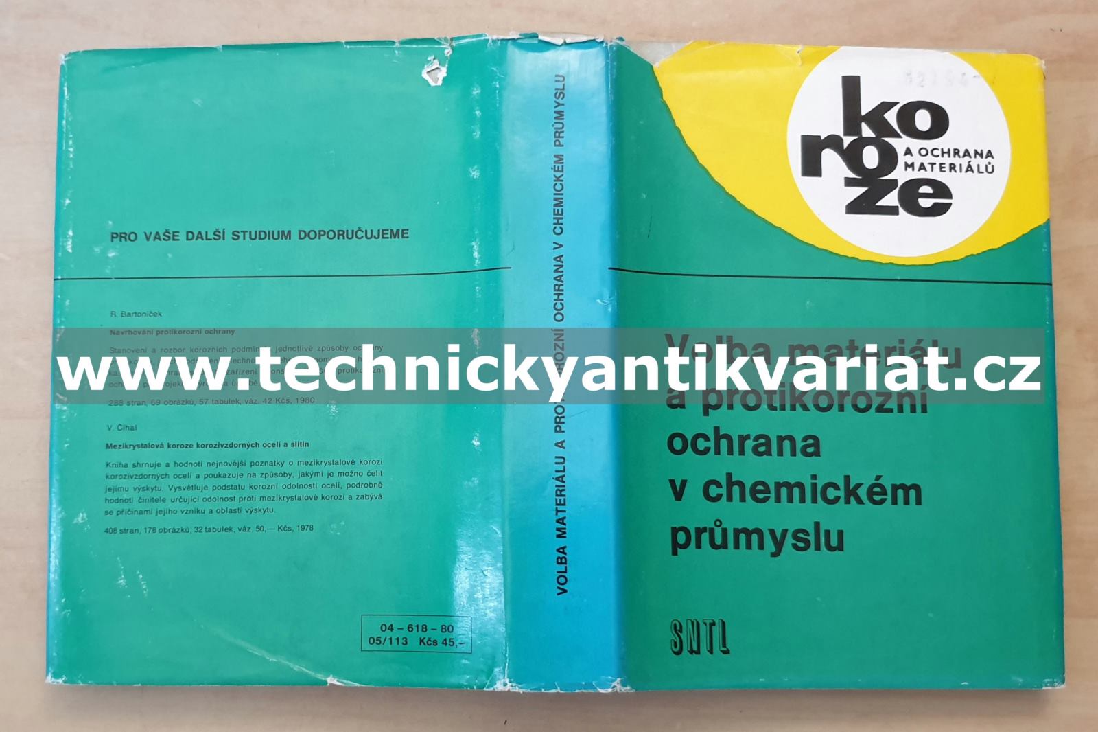 Volba materiálu a protikorozní ochrana v chemickém průmyslu (1980)