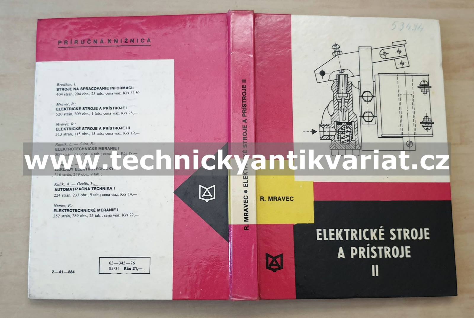 Elektrické stroje a prístroje II. - Rudolf Moravec (1976)