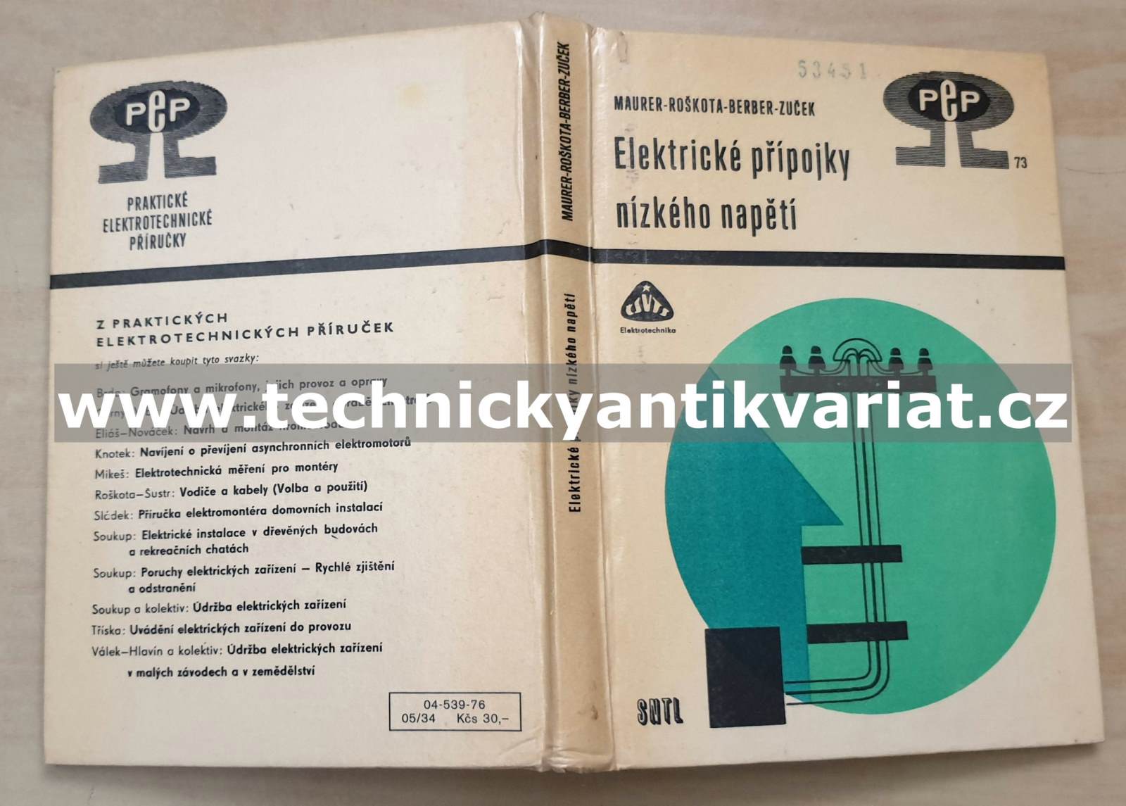Elektrické přípojky nízkého napětí - Maurer, Berber, Zuček, Roškota (1976)