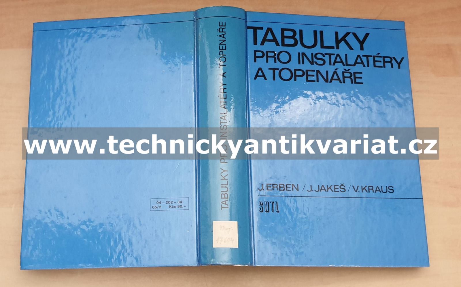 Tabulky pro instalatéry a topenáře - Erben, Jakeš, Kraus (1985)