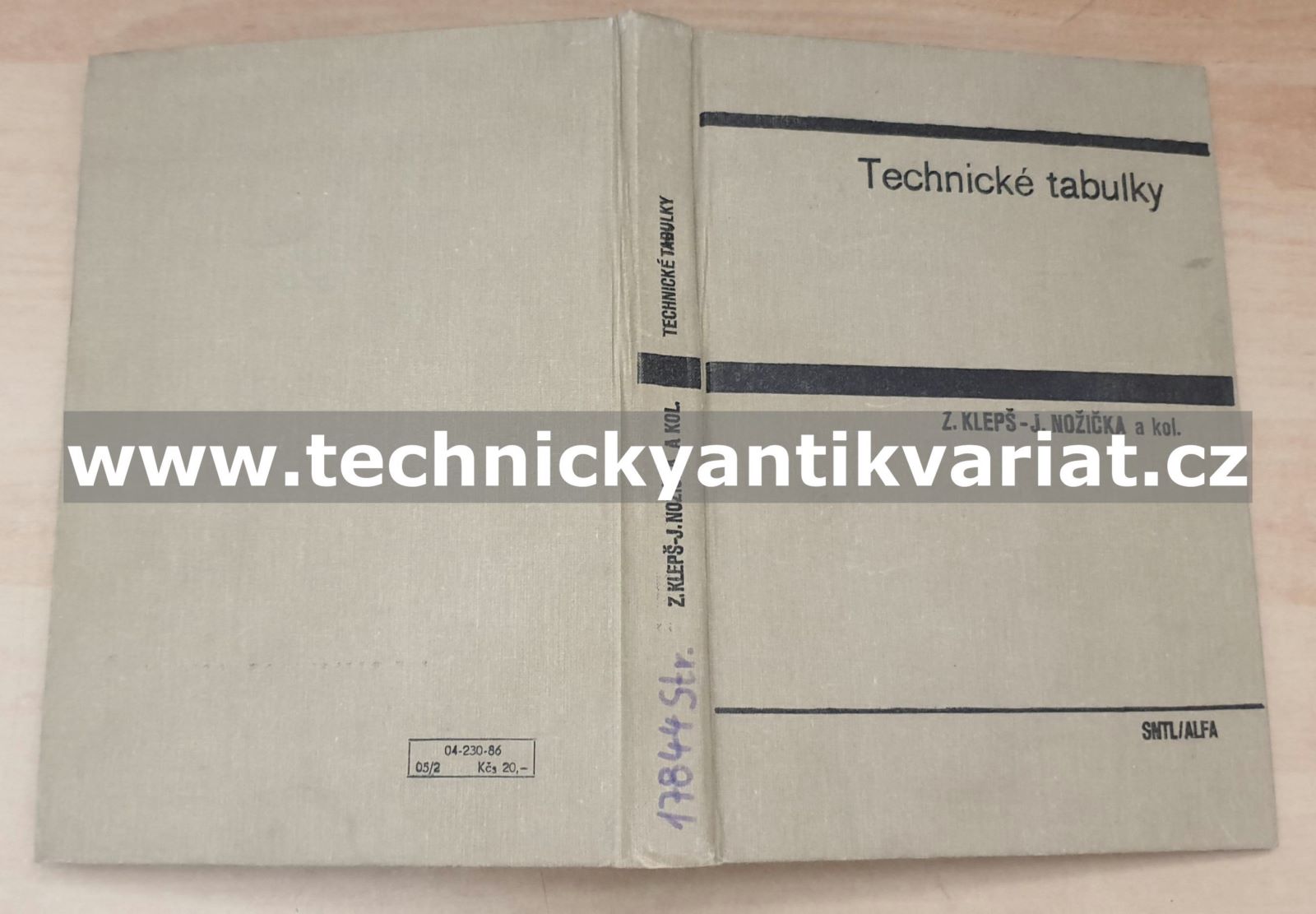 Technické tabulky - Klepš, Nožička (1986)
