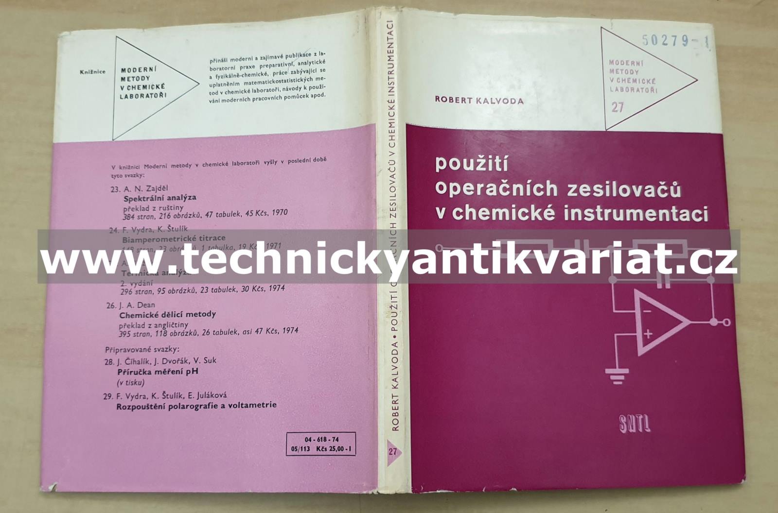 Použití operačních zesilovačů v chemickém instrumentaci - Robert Kalvoda (1974)