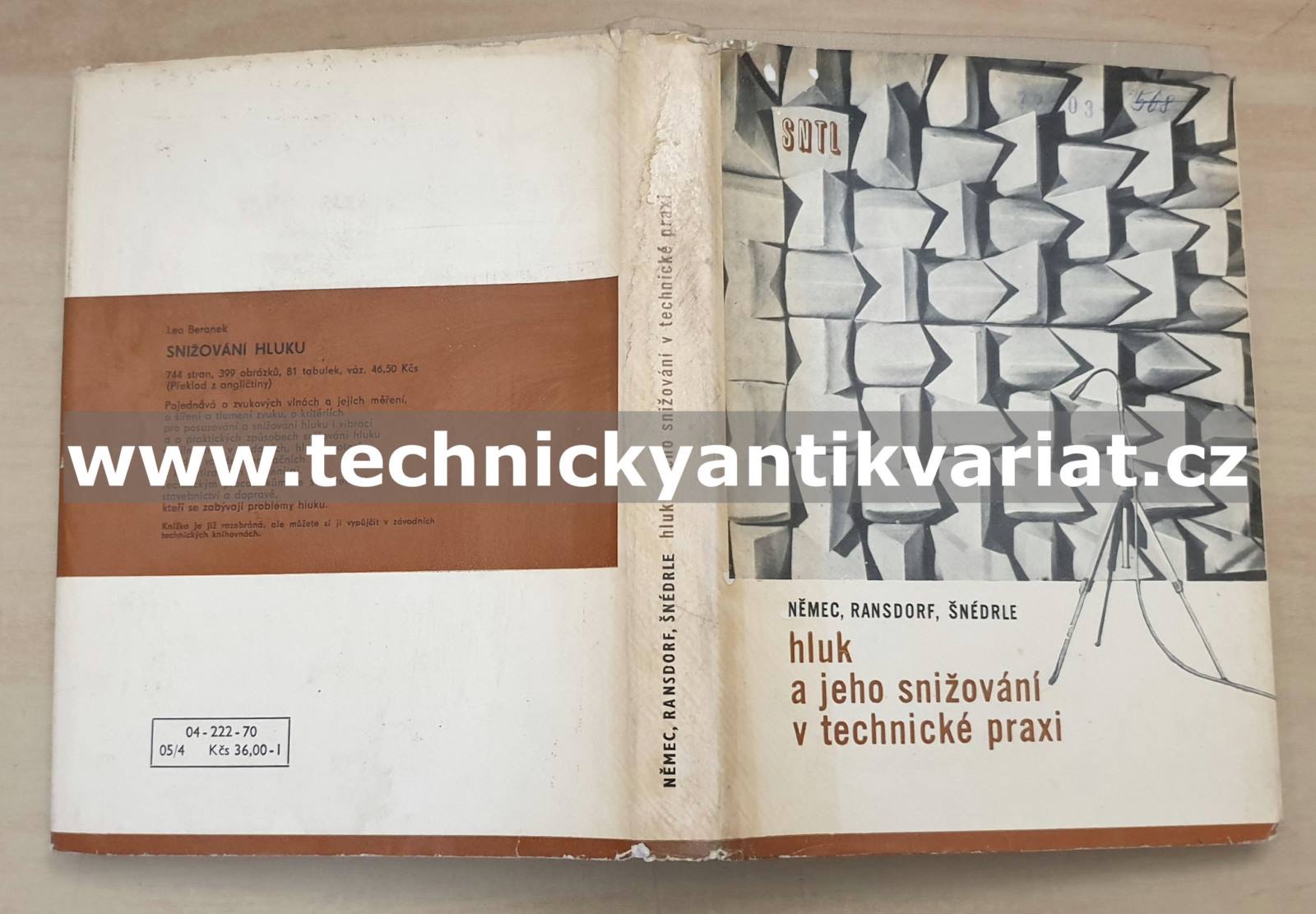 Hluk a jeho snižování v technické praxi - Němec, Ransdorf, Šnédrle (1970)