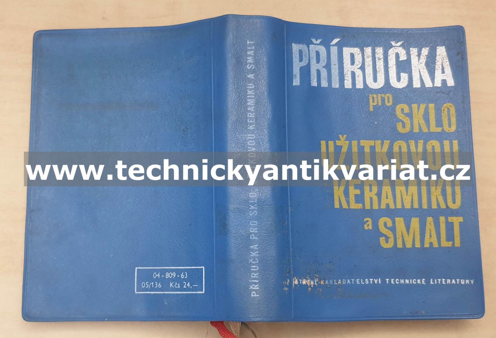 Příručka pro sklo, užitkovou keramiku a smalt (1963)