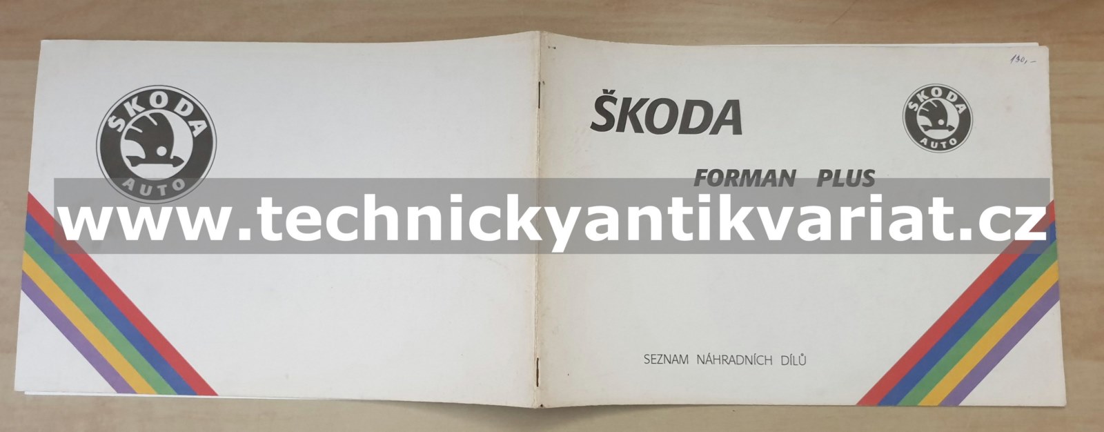 Škoda Forman Plus - seznam náhradních dílů DODATEK (1993)