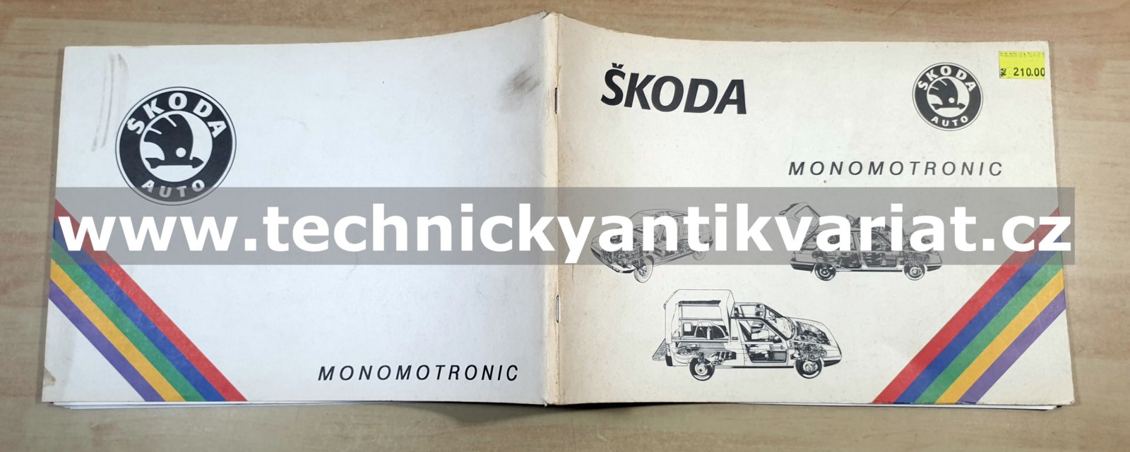 Škoda Favorit Monotronic - seznam náhradních dílů - DODATEK (1993)