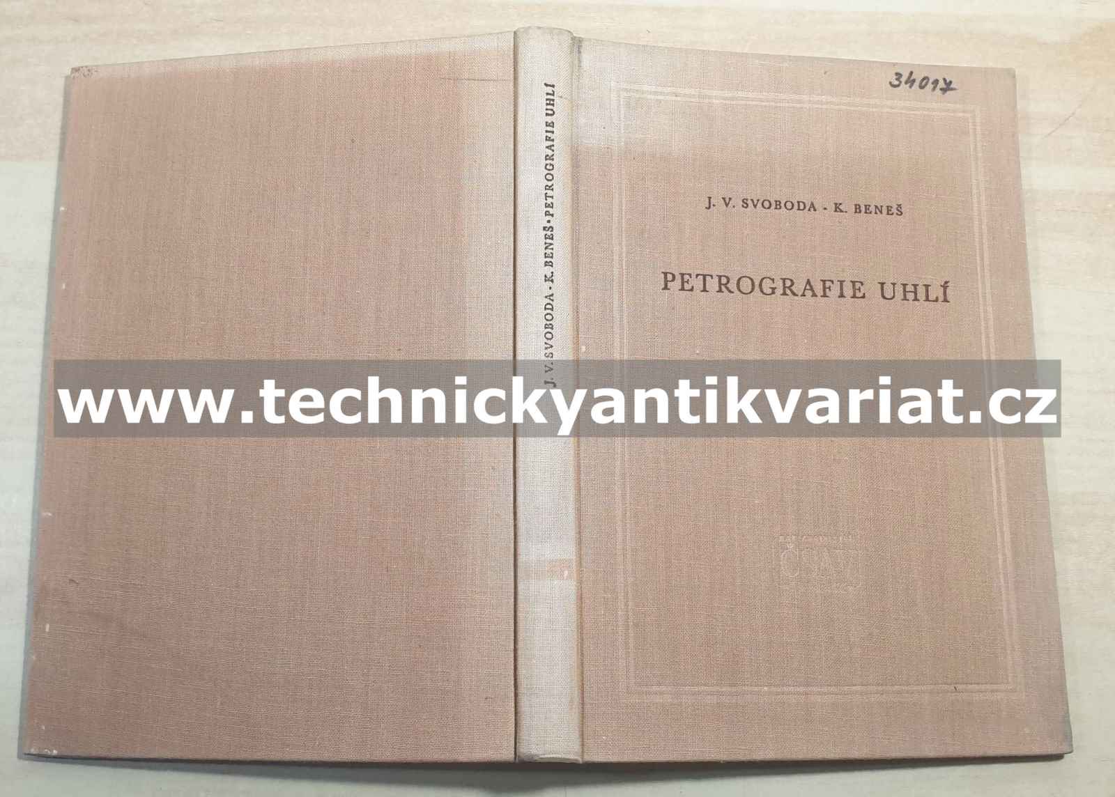 Petrografie uhlí - J.V. Svoboda, K. Beneš (1955)