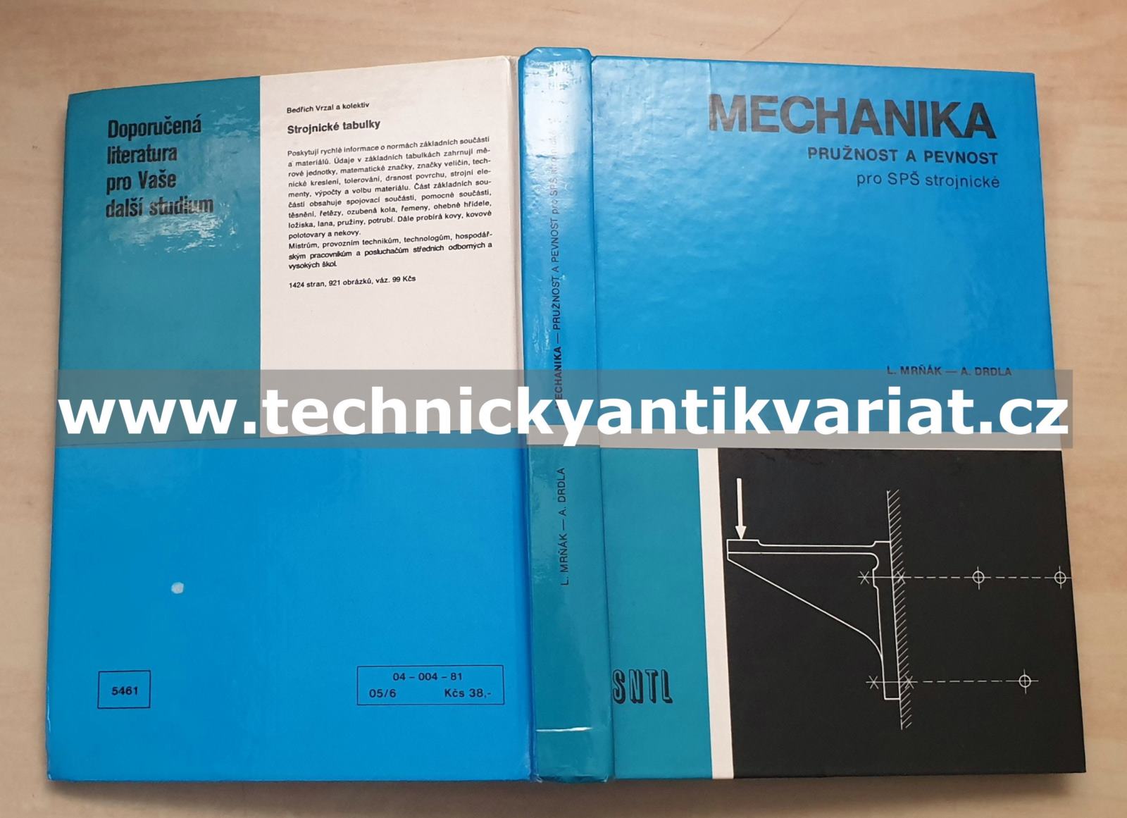Mechanika pružnost a pevnost - L. Mrňák, A. Drdla (1981)