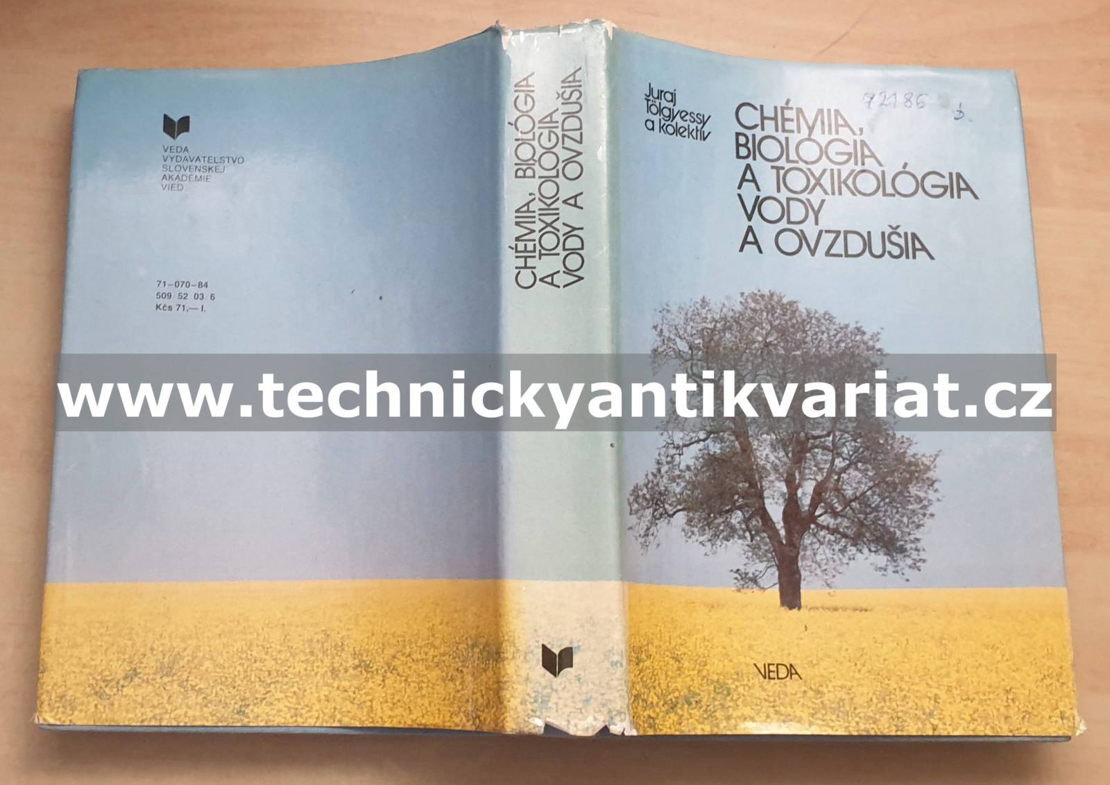 Chémia, biologia a toxikologia vody a ovzdušia - J. Tolgyessy a kolektiv (1984