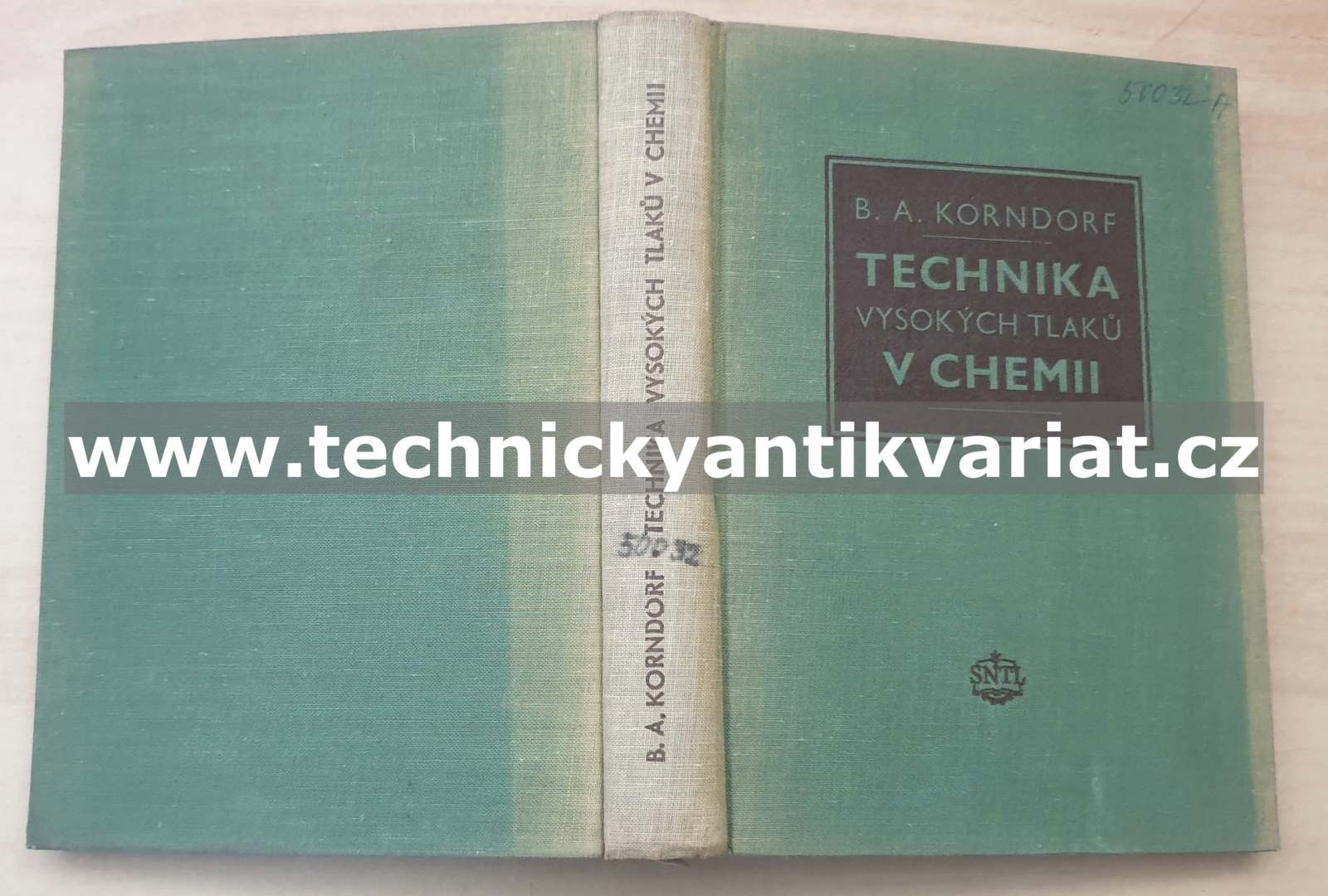 Technika vysokých tlaků v chemii - B. A. Korndorf (1956)