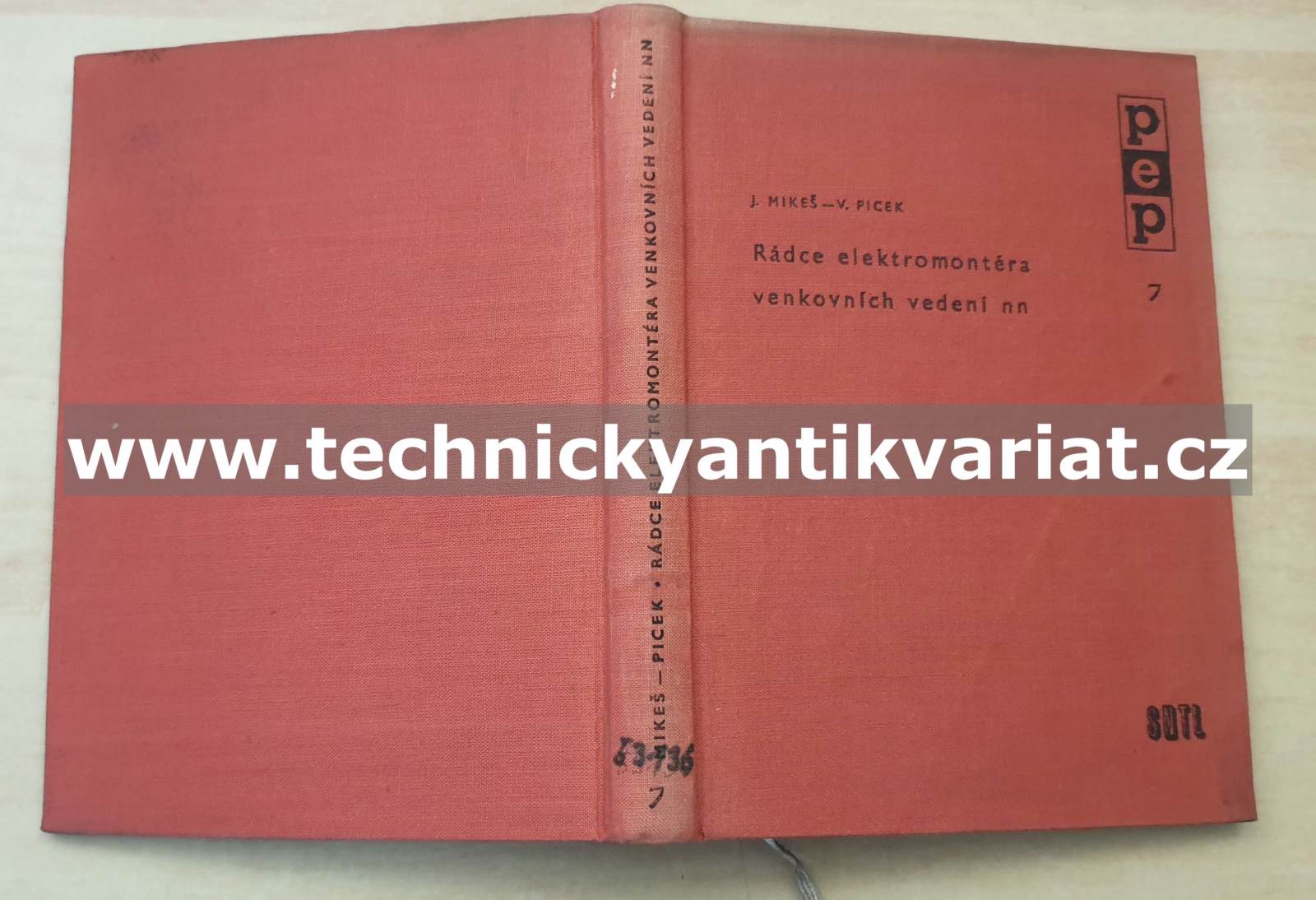 Rádce elektromontéra venkovních vedení nn - J. Mikeš, V. Picek (1960)