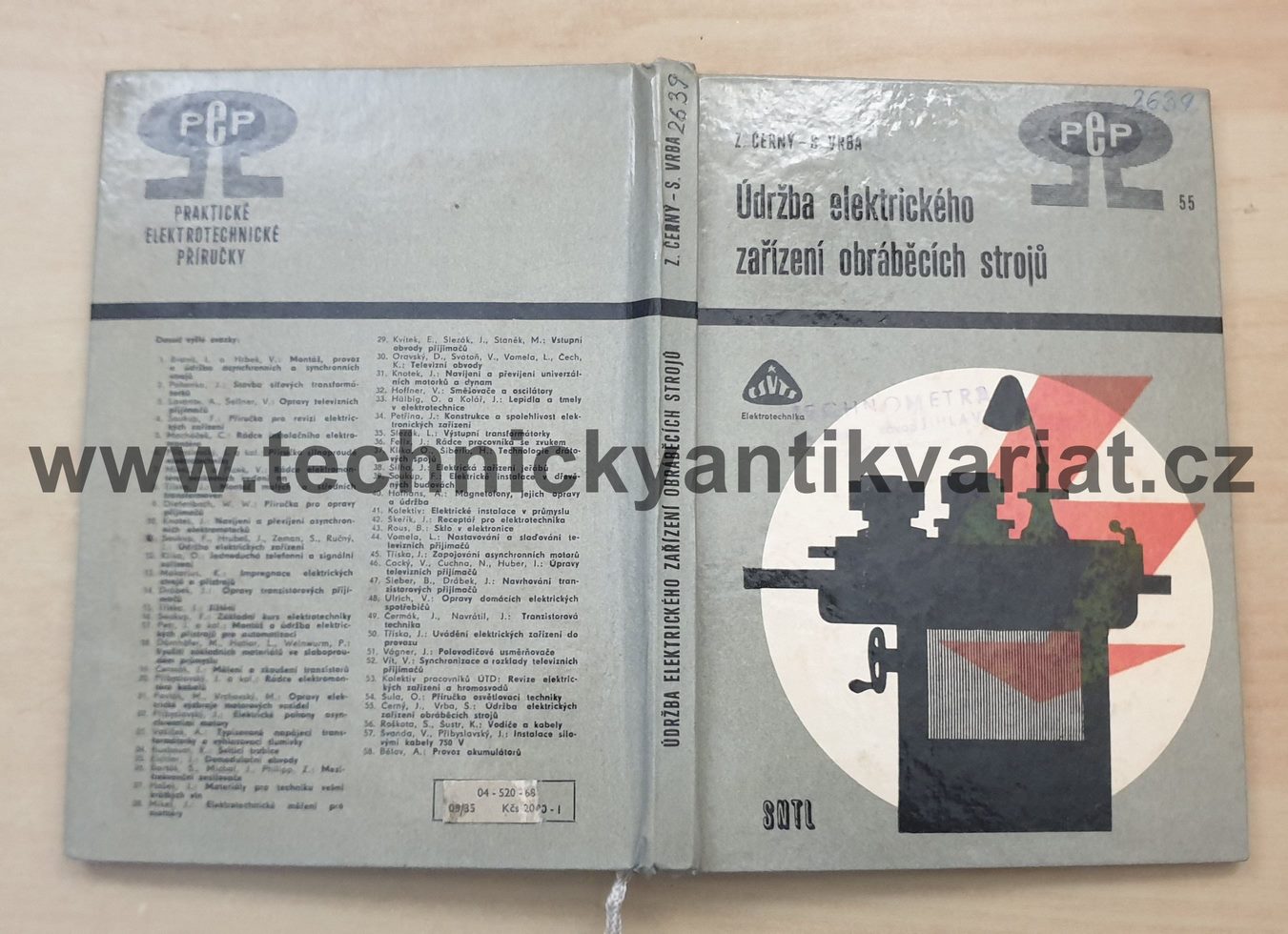 Údržba elektrického zařízení obráběcích strojů - Černý, Vrba (1968)