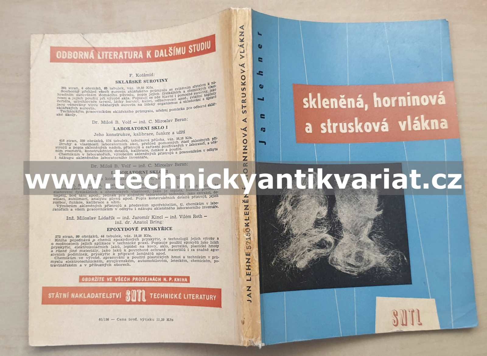 Skleněná, horninová a strusková vlákna - Jan, Lehner (1960)
