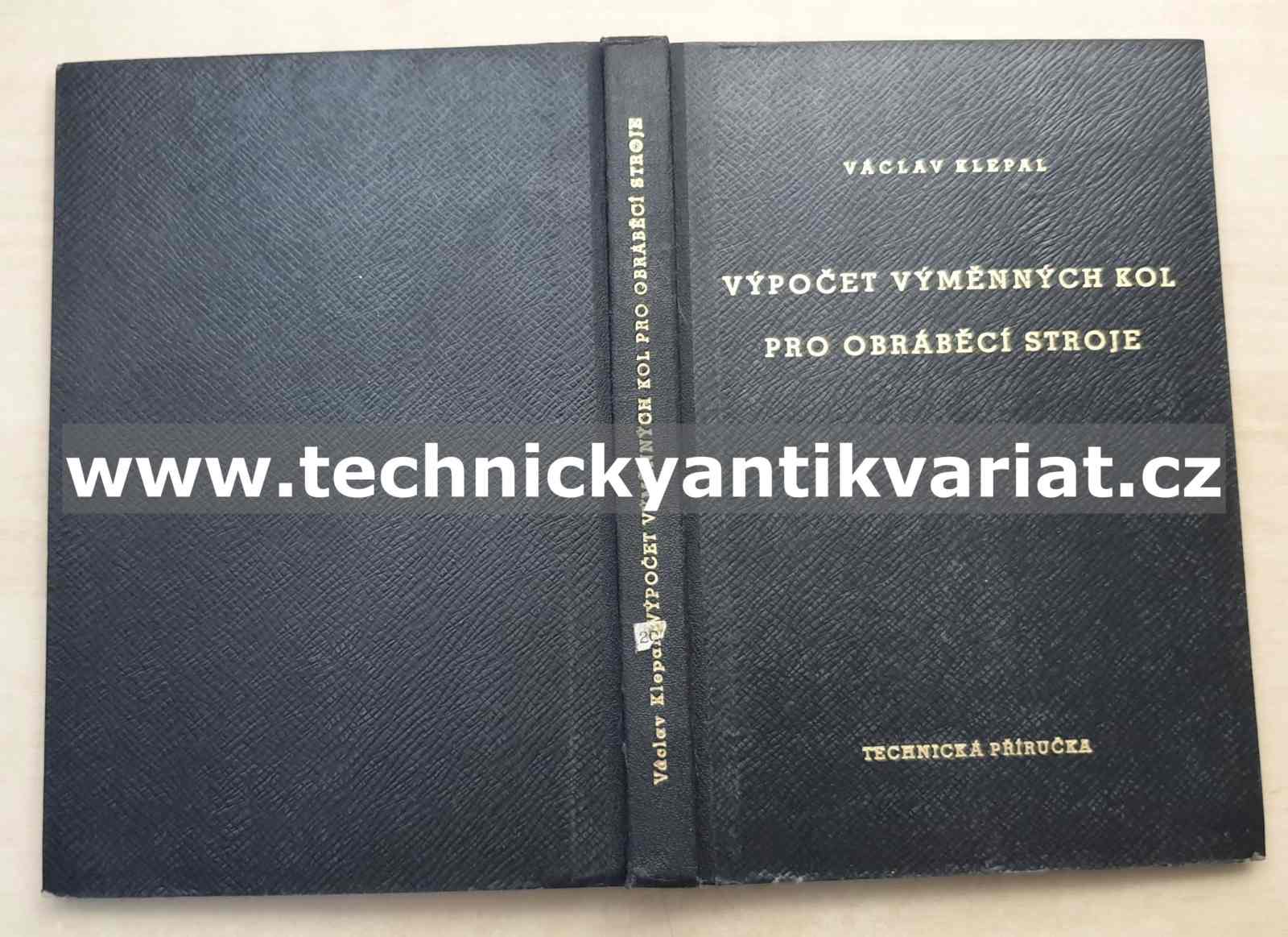 Výpočet výměnných kol pro obráběcí stroje - Václav Klepal (1948)
